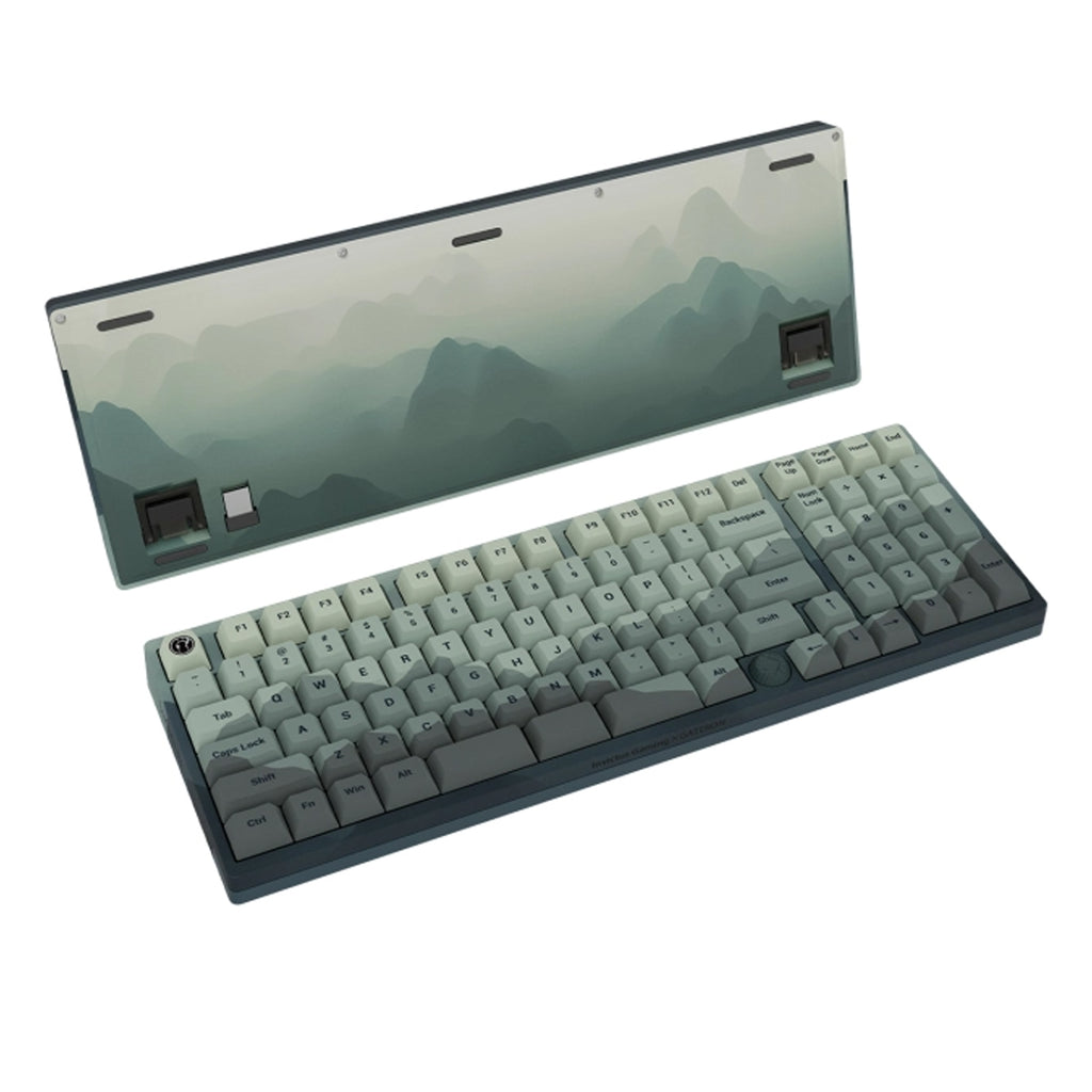 GATERON Co-branded iG 98 Mechanical Keyboard Splashing Ink Mountain top - Diykeycap