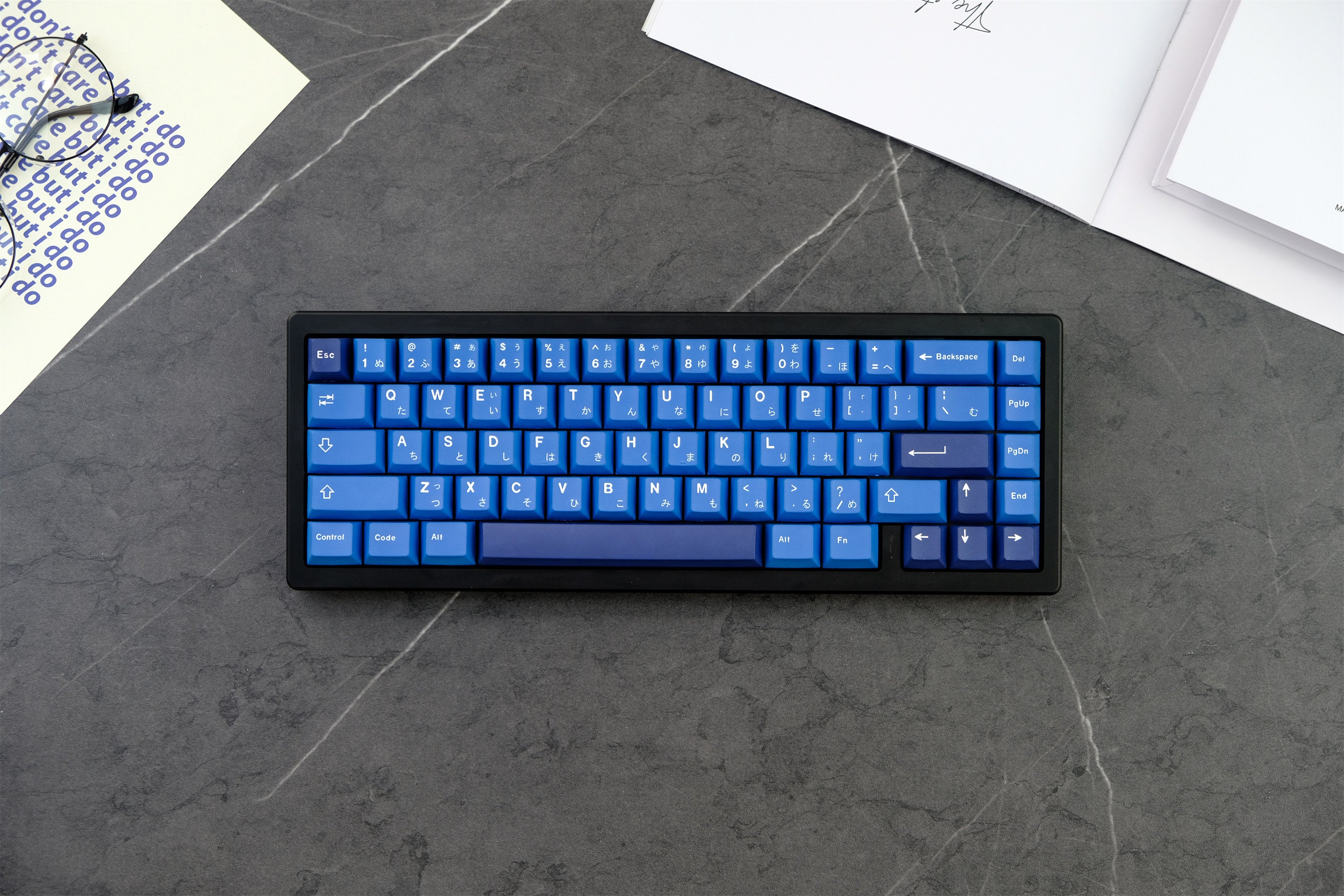 Deep Sea Blue Theme Keycaps - Diykeycap