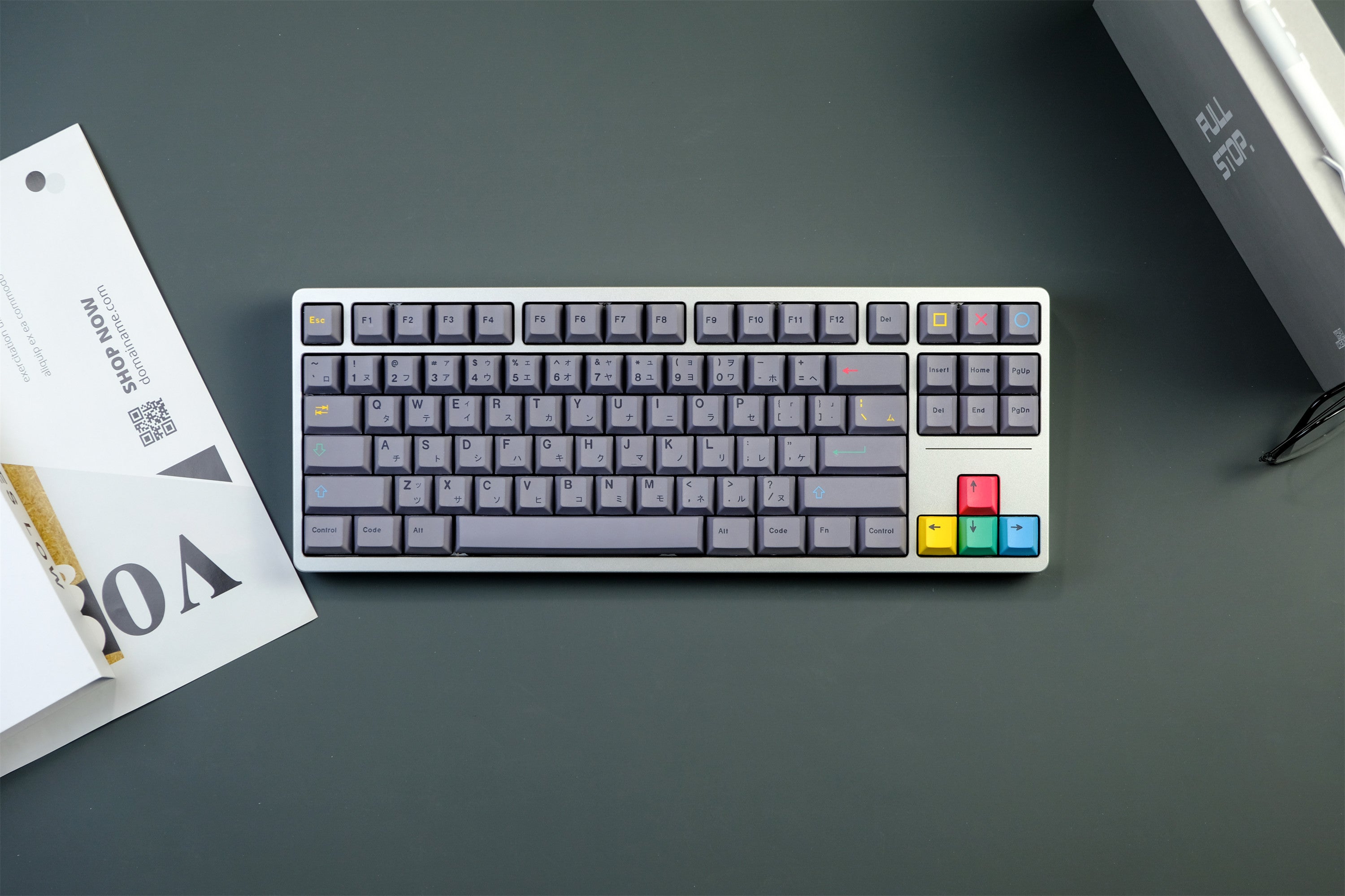 Geek Grey "Gamer's Realm" Keycaps - Diykeycap