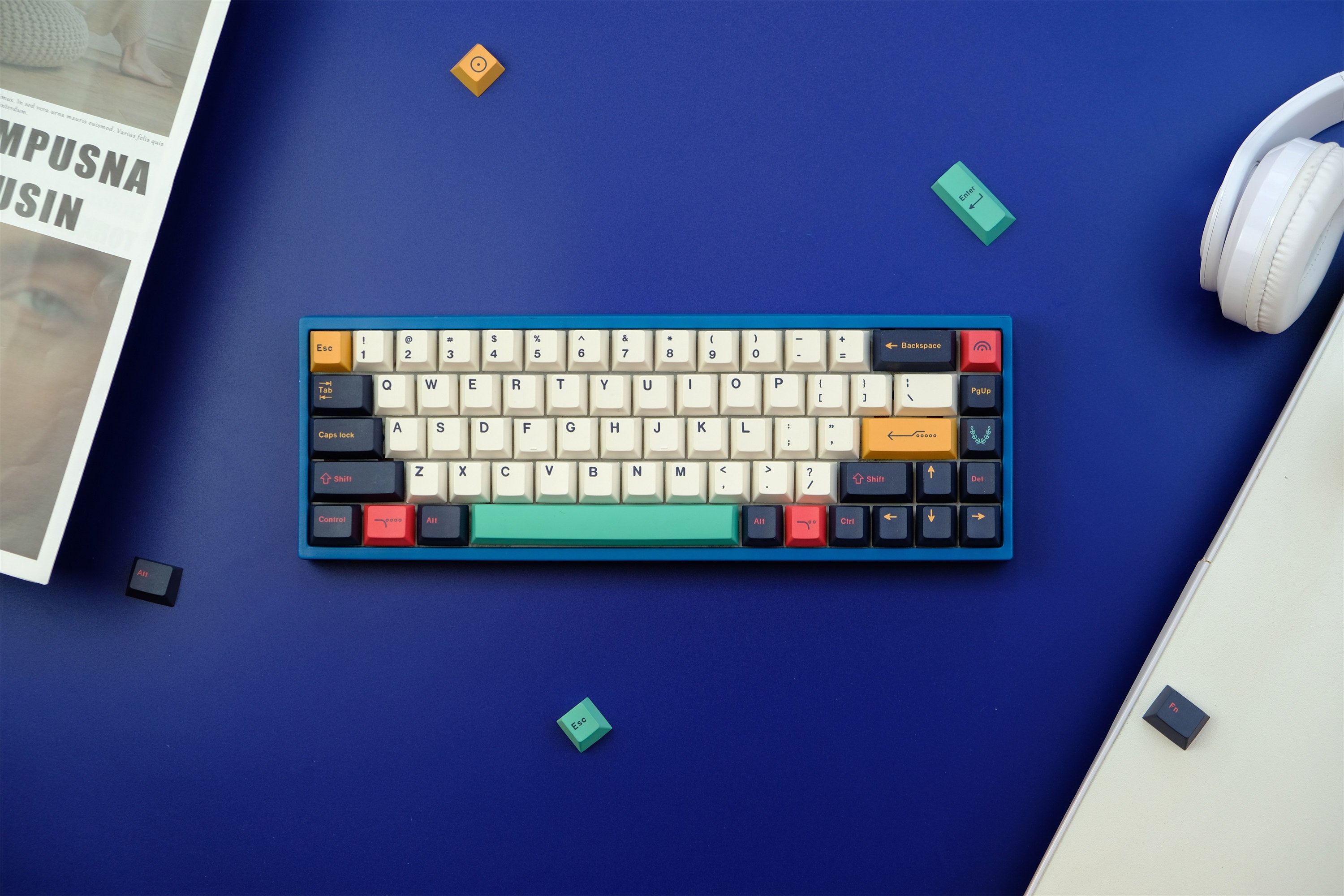 Metropolis Light Keycaps - Diykeycap