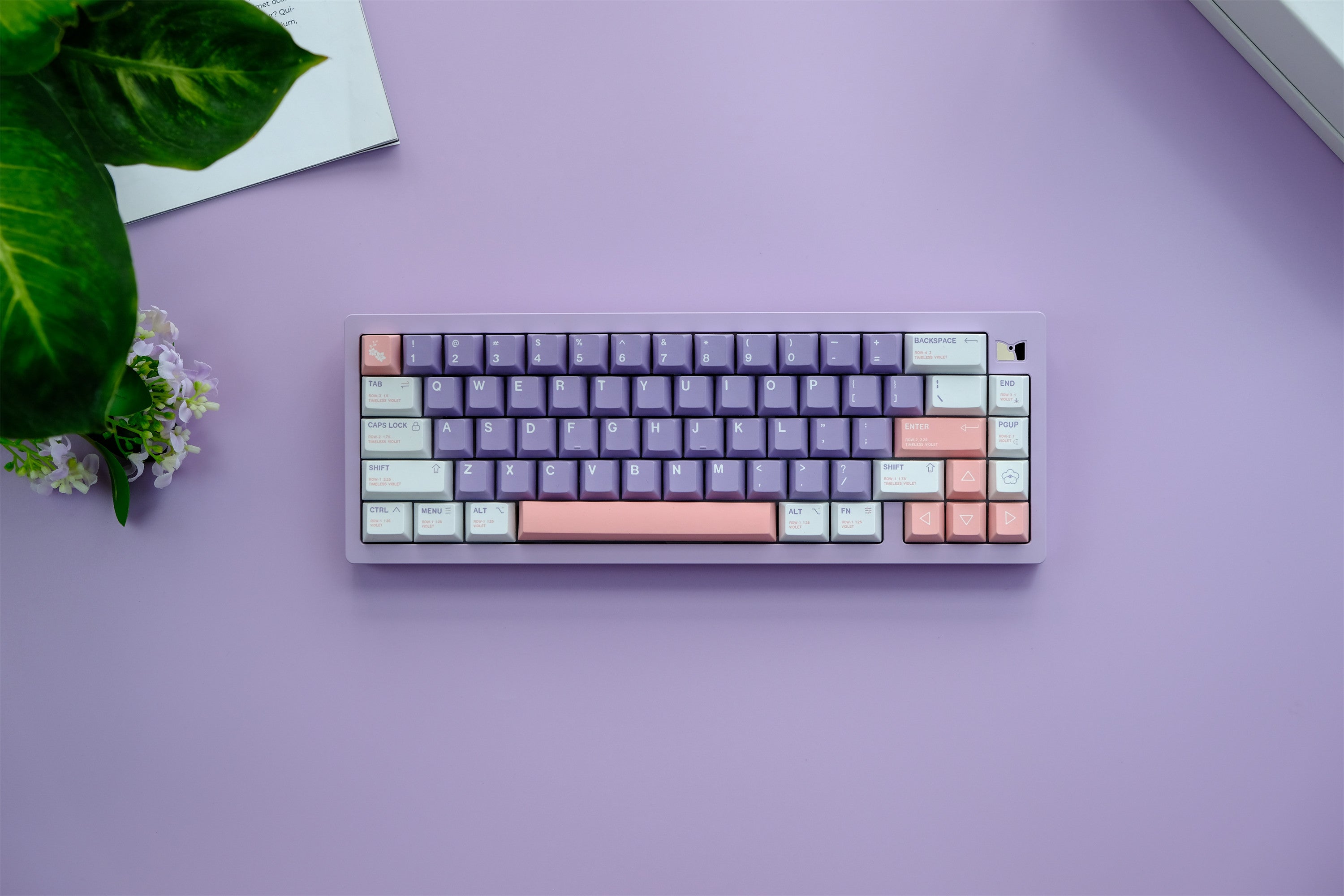 Lilac Garden Keycaps