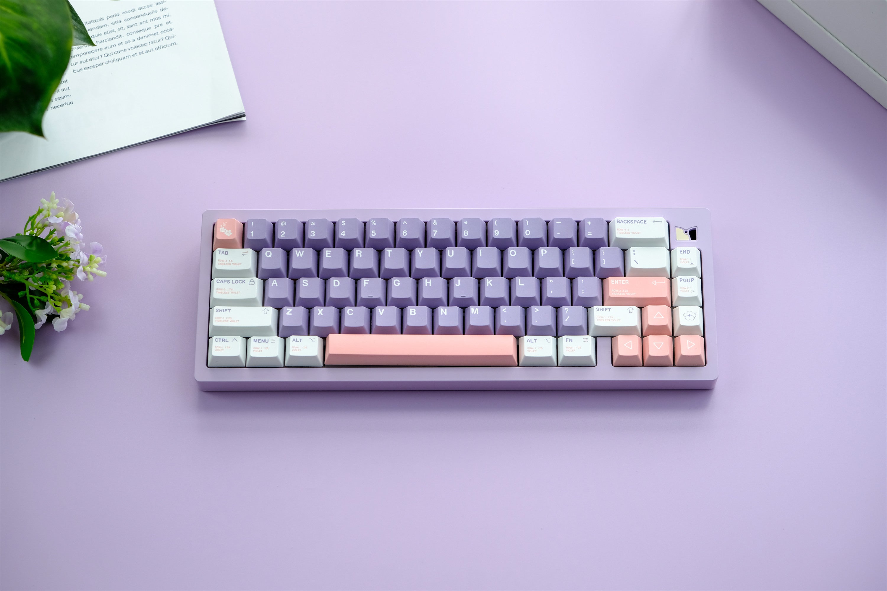 Lilac Garden Keycaps