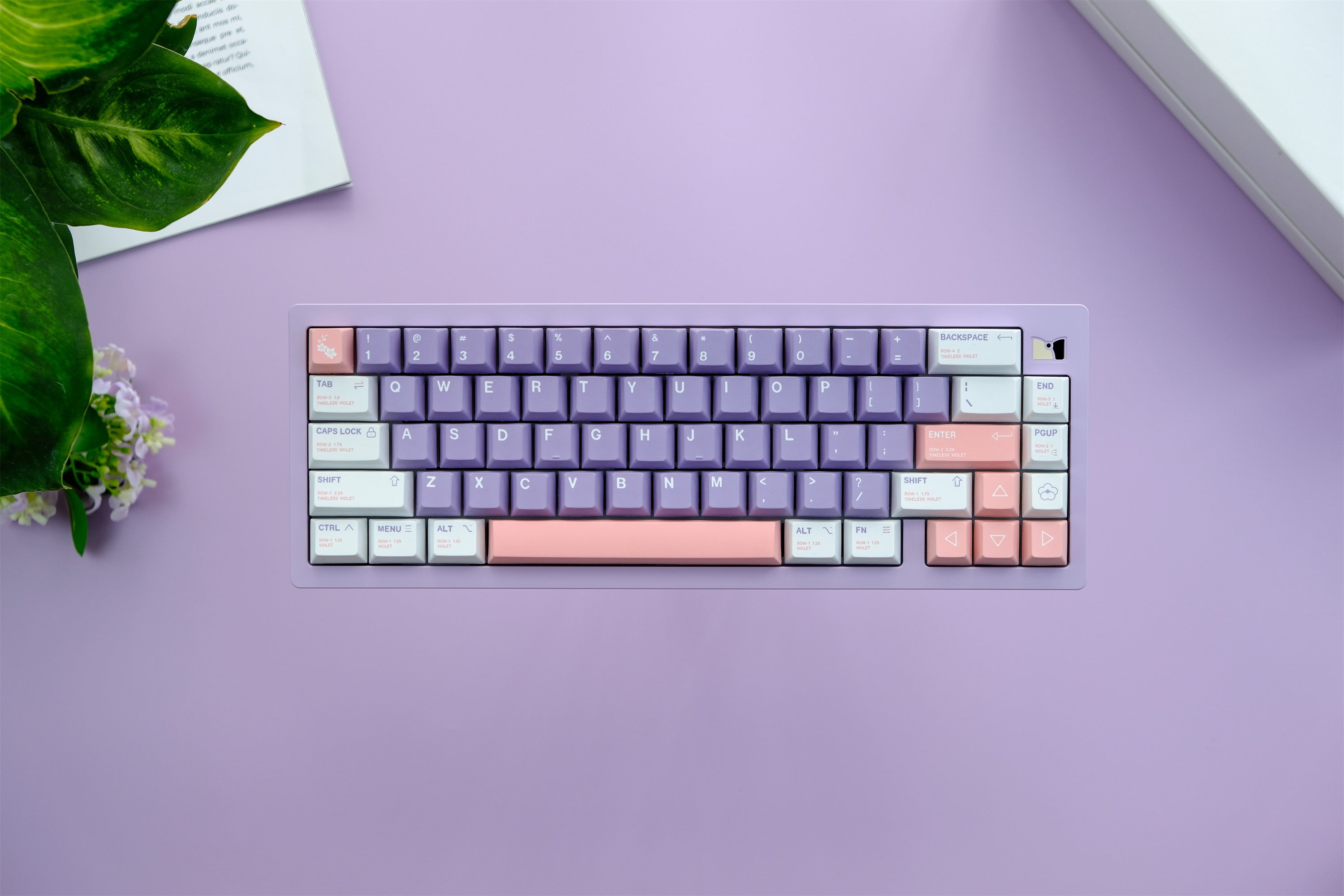 Lilac Garden Keycaps