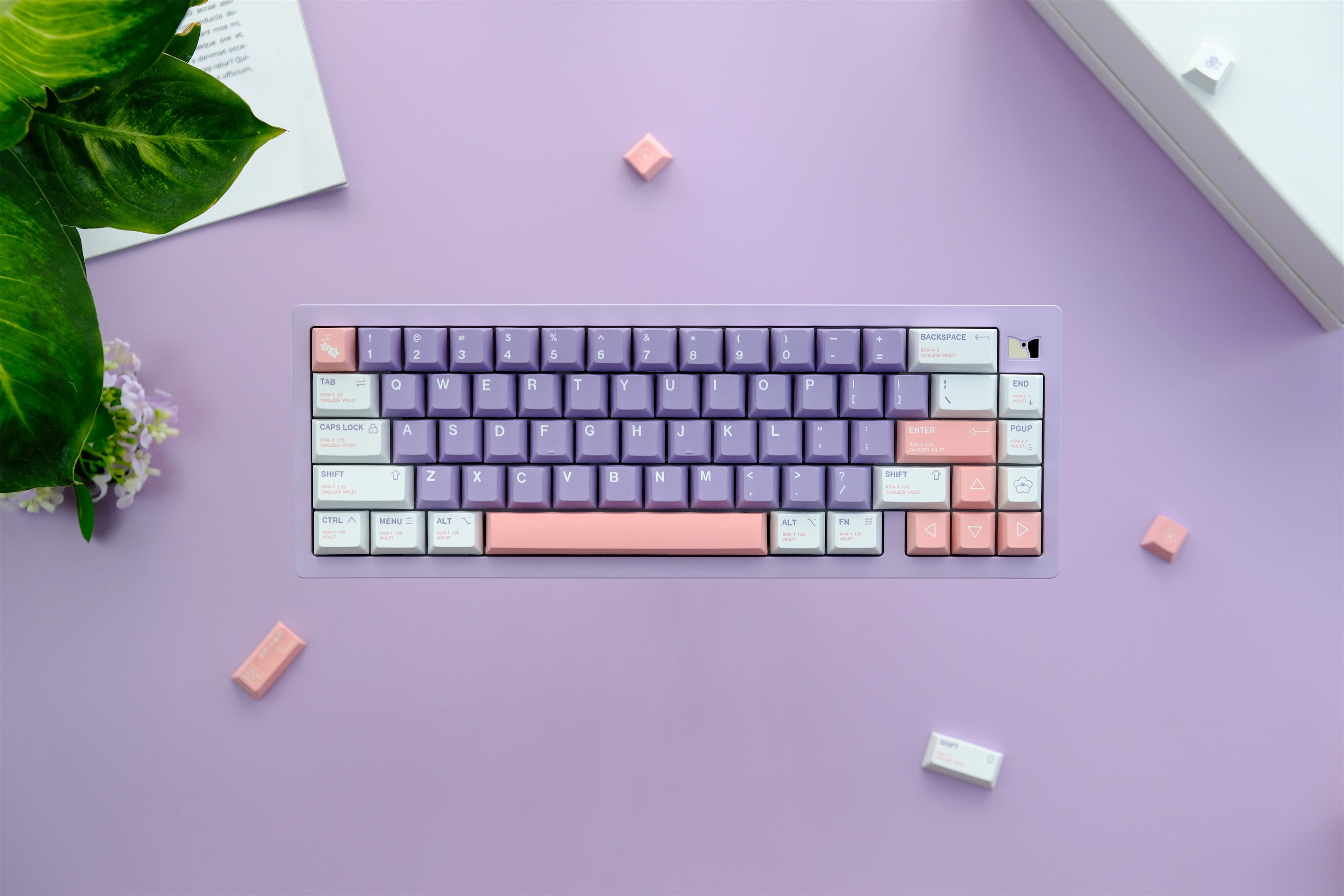 Lilac Garden Keycaps