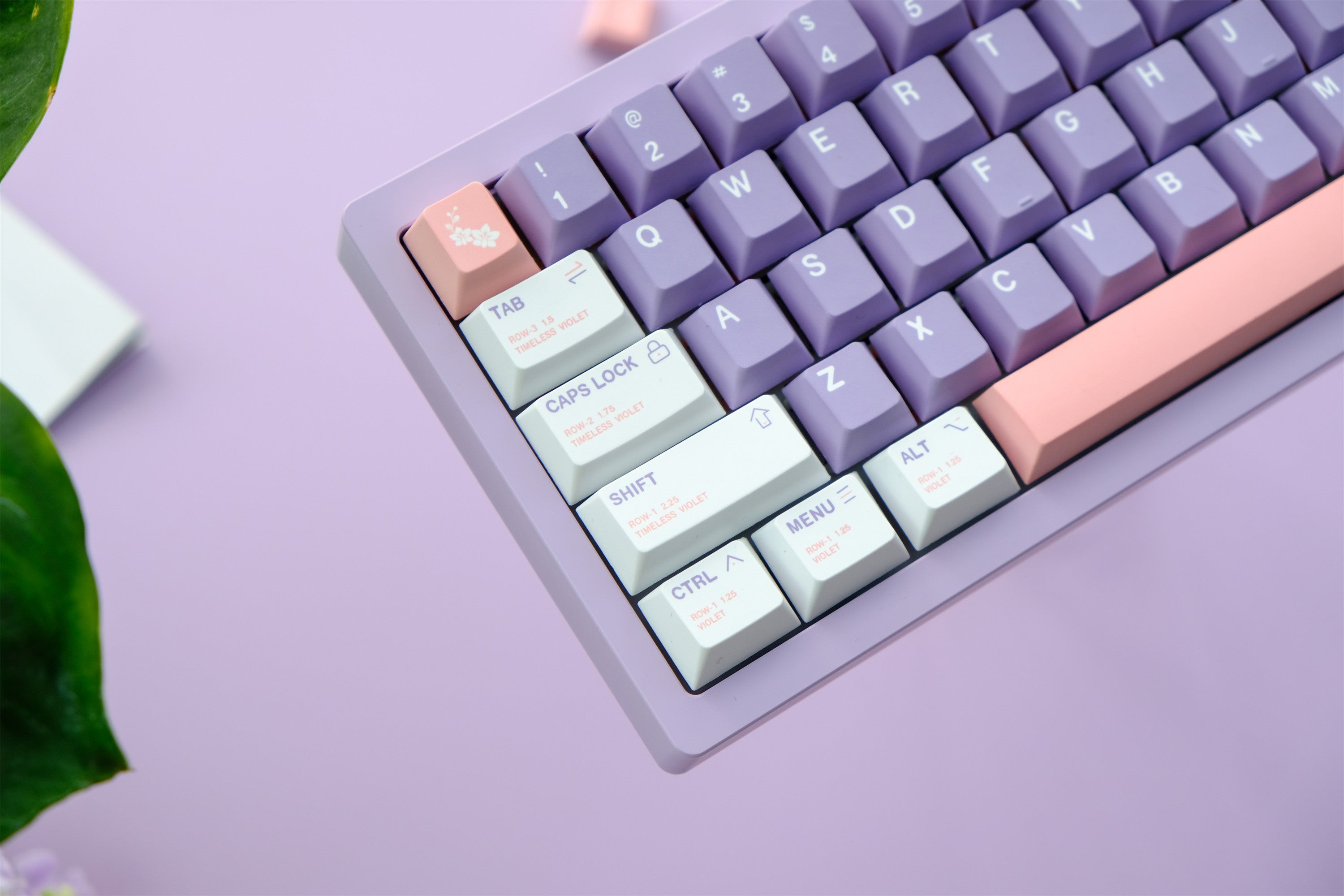 Lilac Garden Keycaps