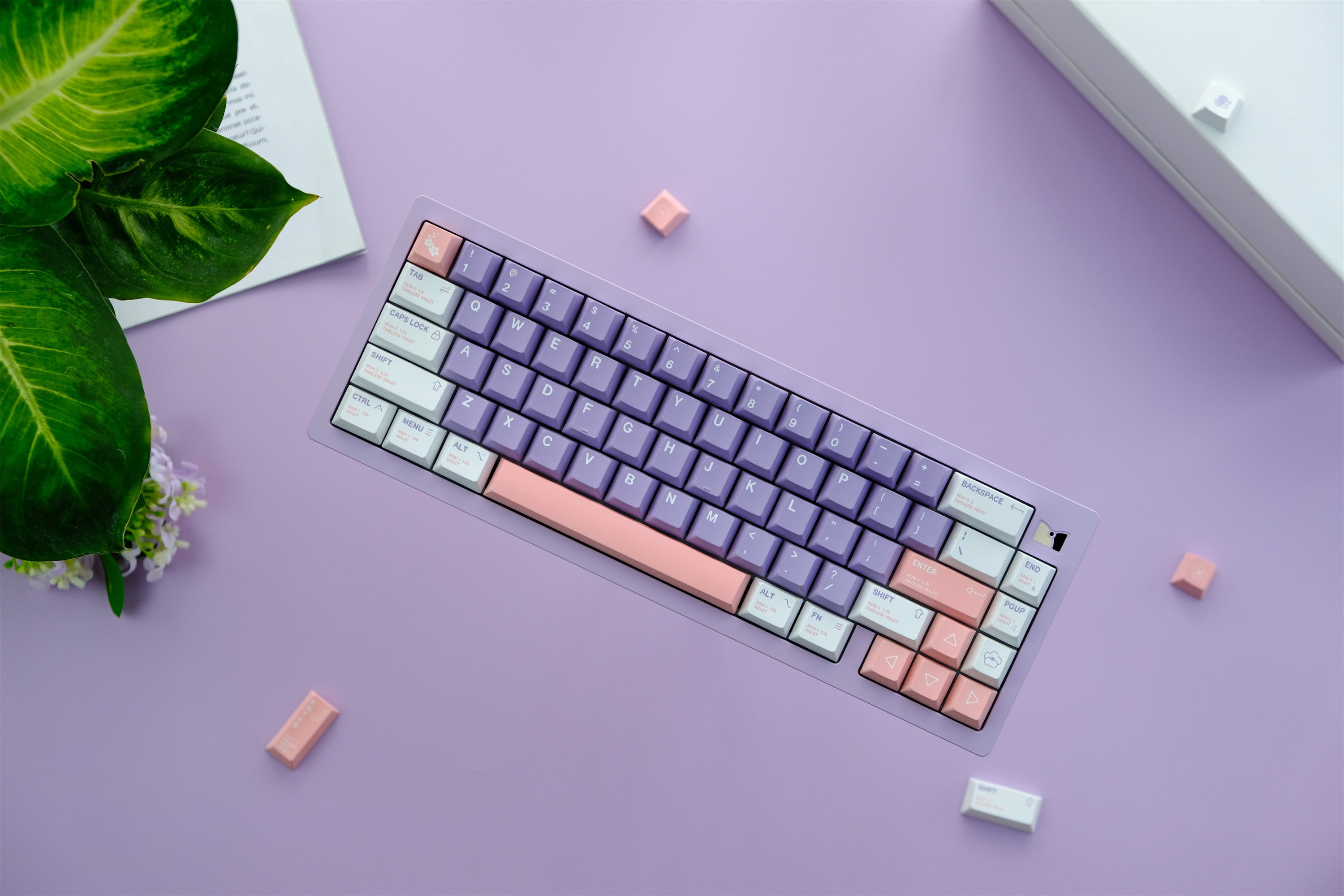 Lilac Garden Keycaps