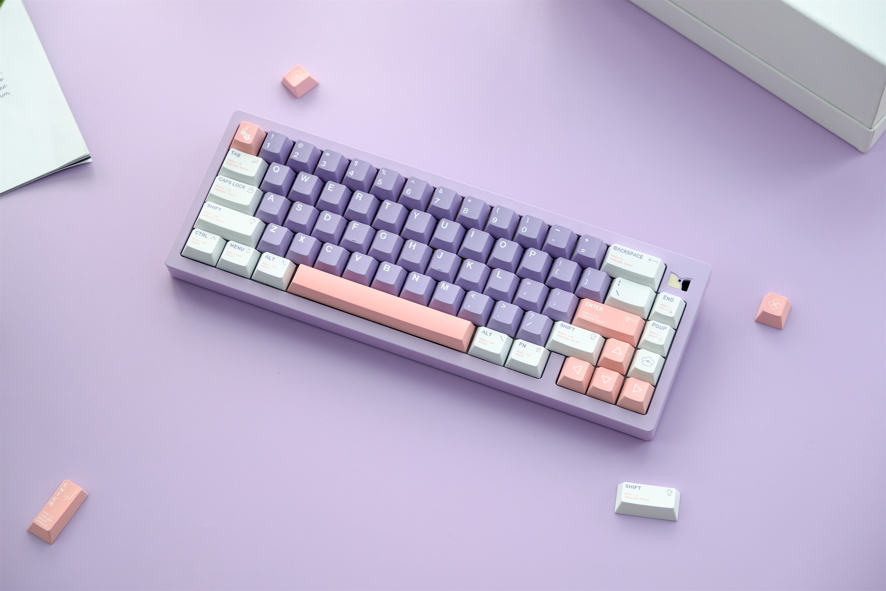 Lilac Garden Keycaps