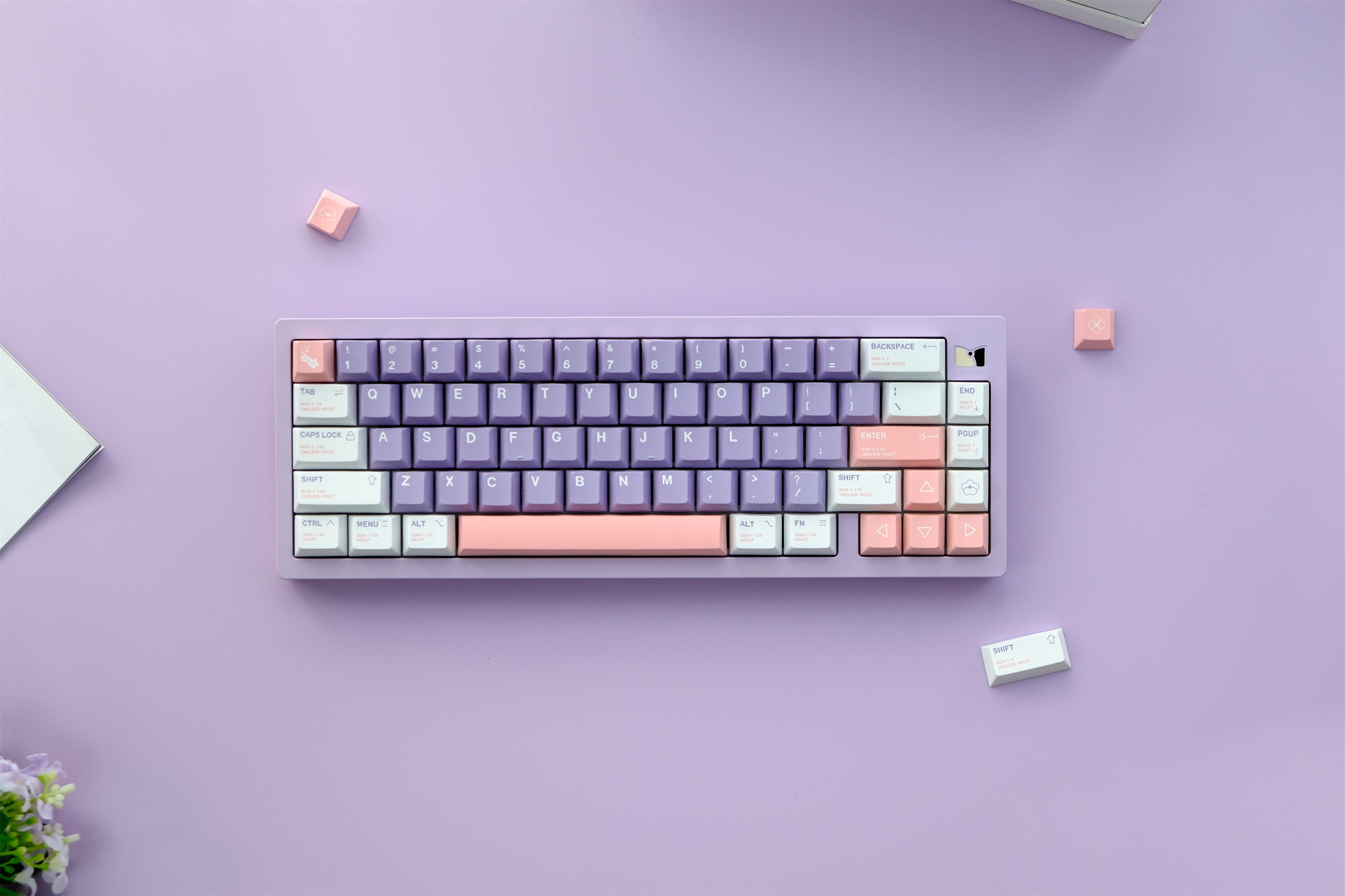 Lilac Garden Keycaps