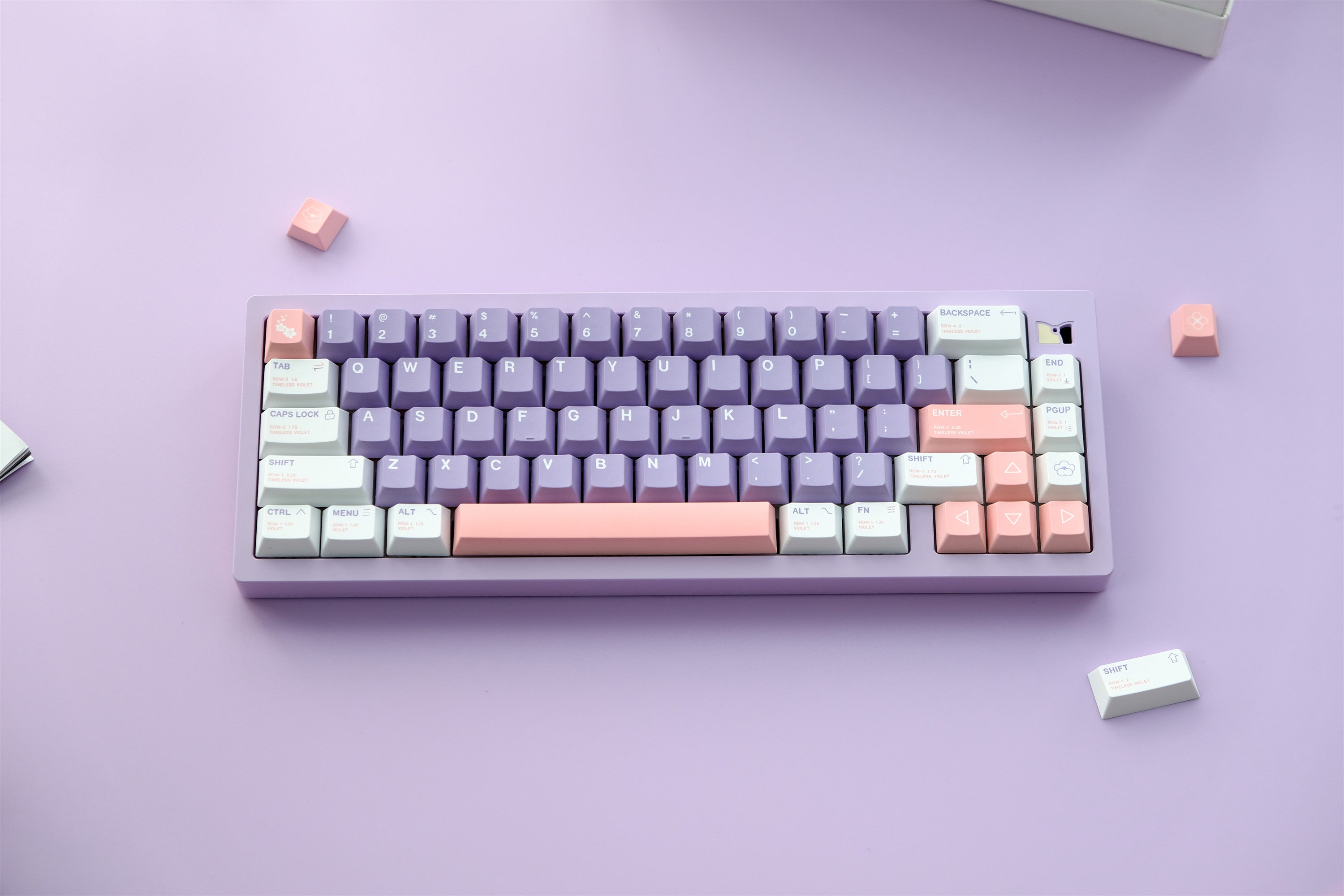 Lilac Garden Keycaps