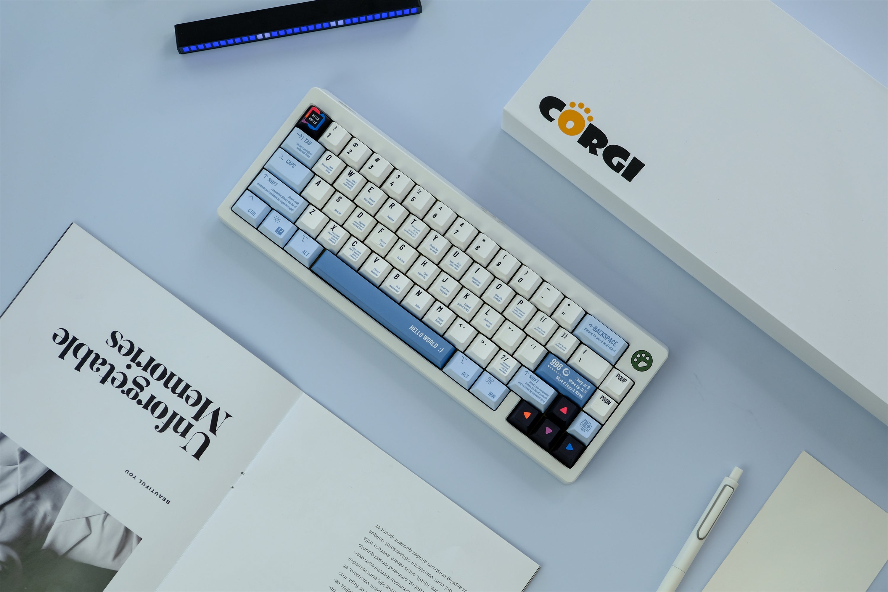 "Code Life" Aesthetic Keycap Set