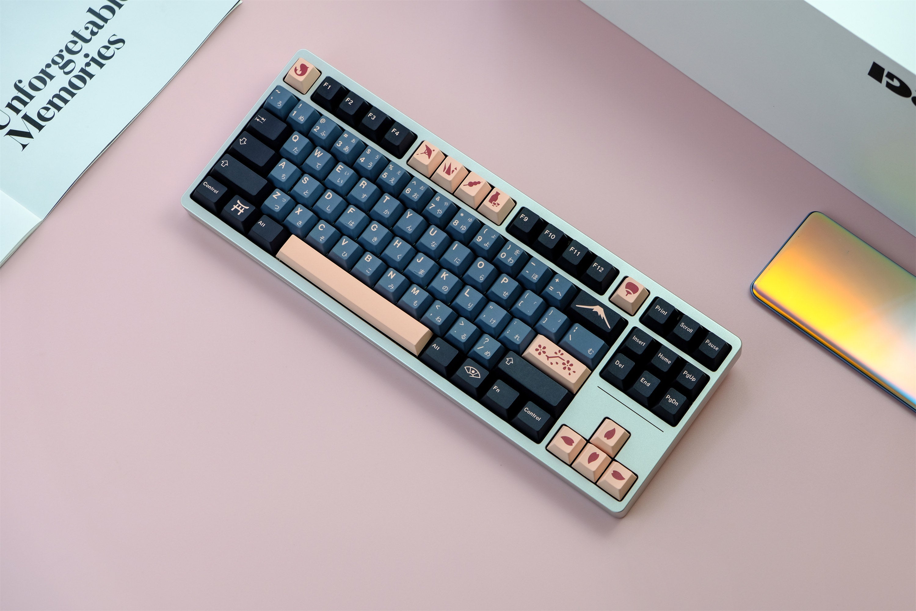 Midnight Sakura Keycaps