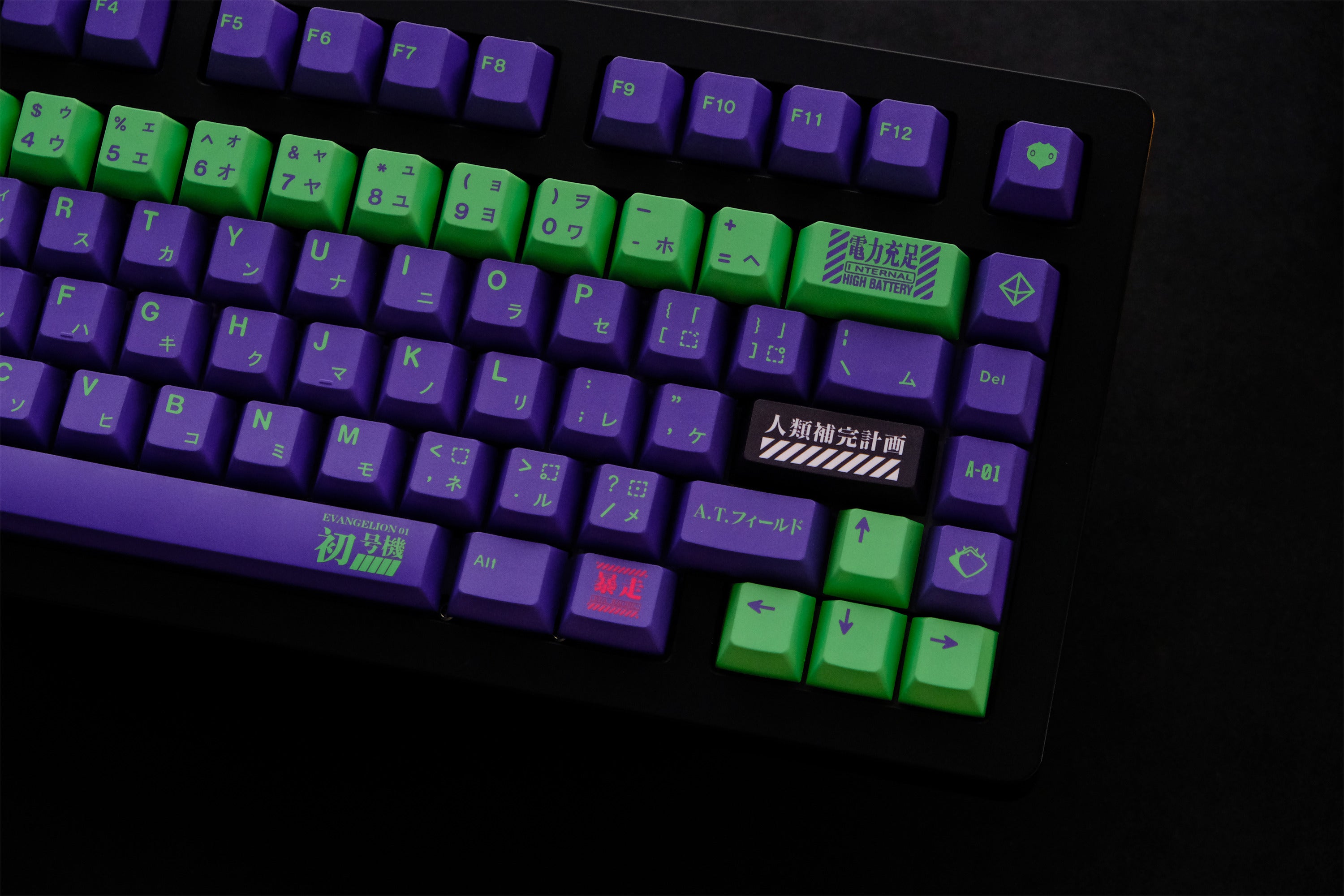 Mecha-01 EVA Unit-01 Keycaps