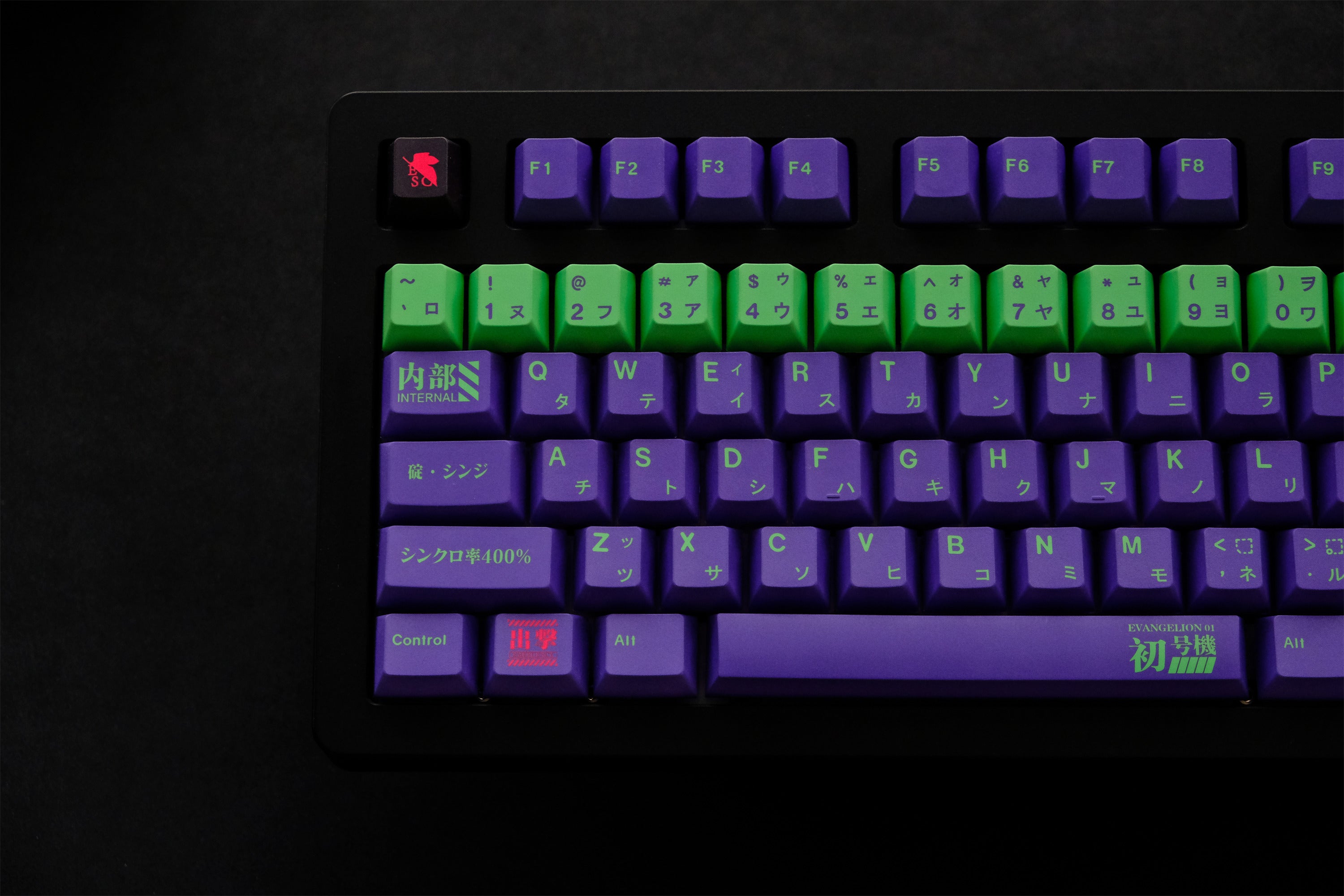 Mecha-01 EVA Unit-01 Keycaps