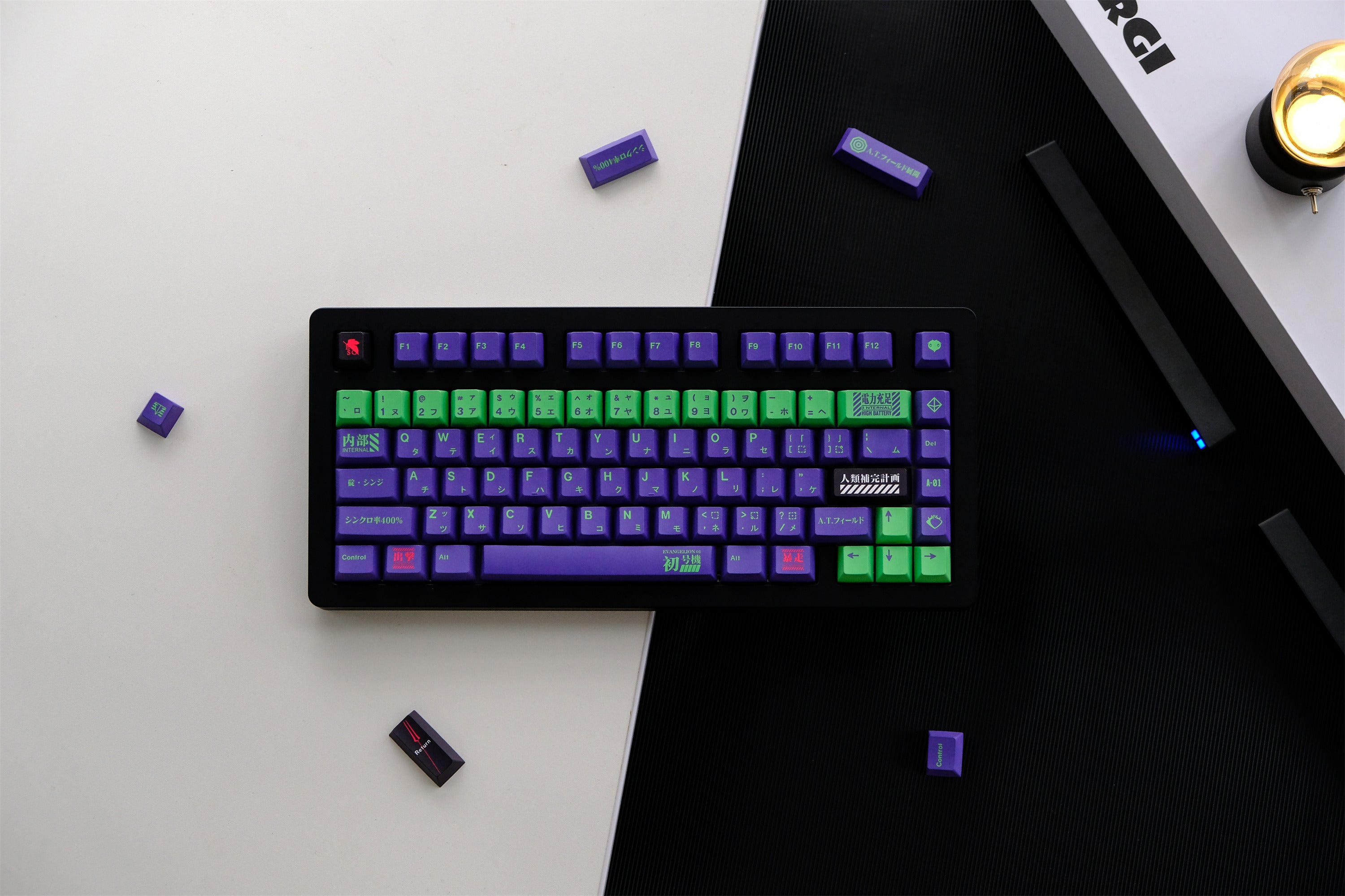 Mecha-01 EVA Unit-01 Keycaps