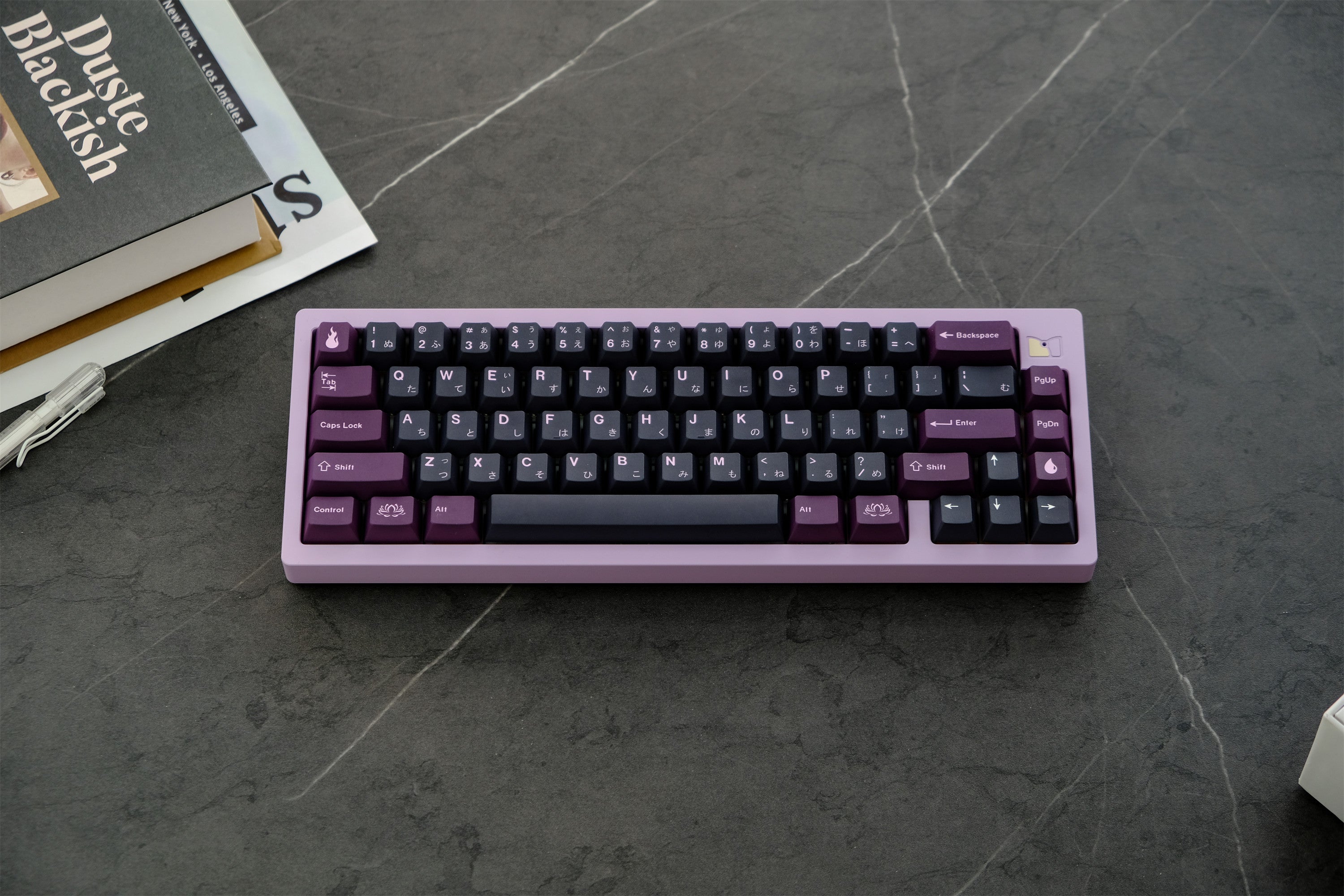 Black Lotus PBT Keycaps