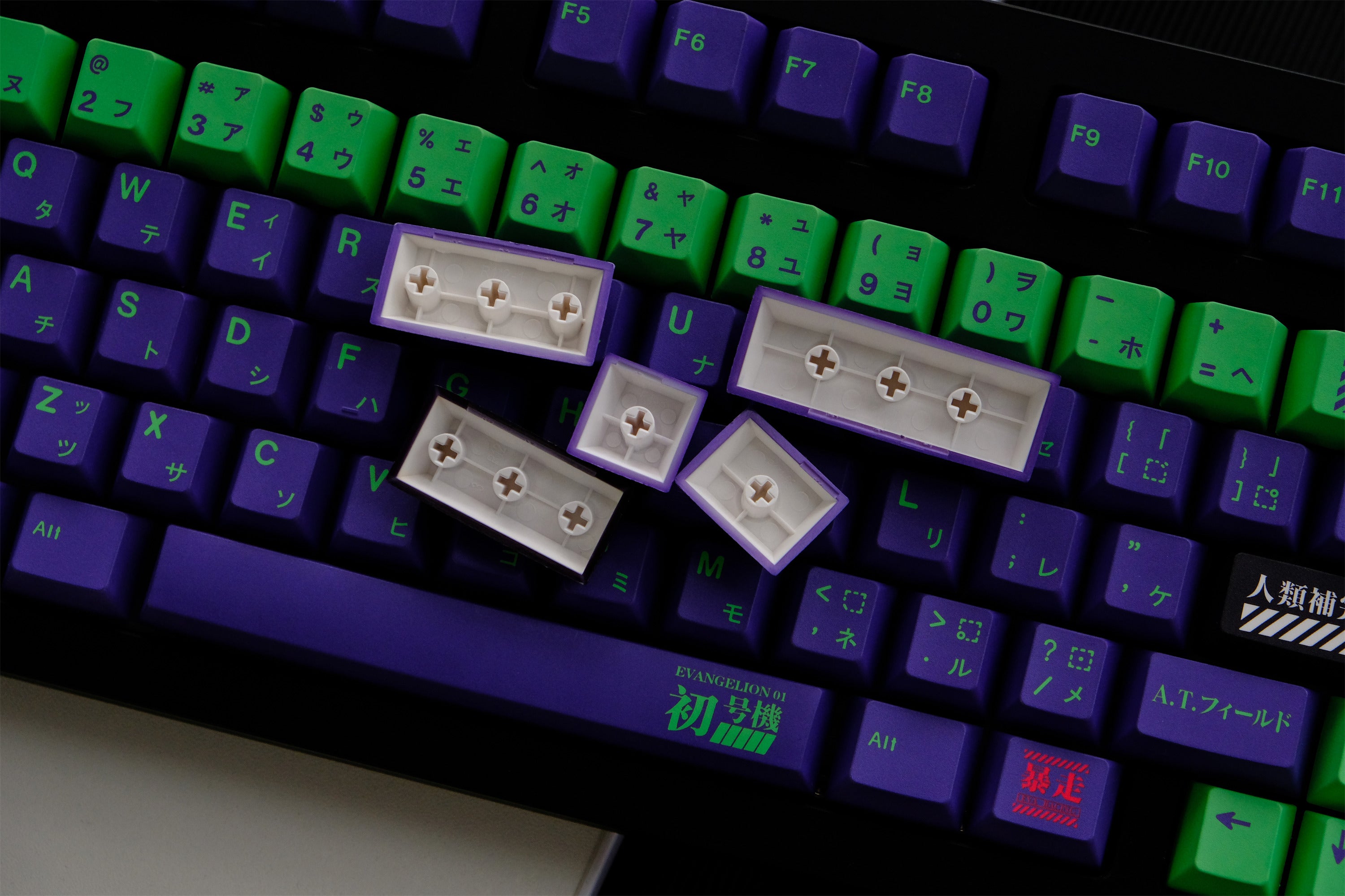 Mecha-01 EVA Unit-01 Keycaps