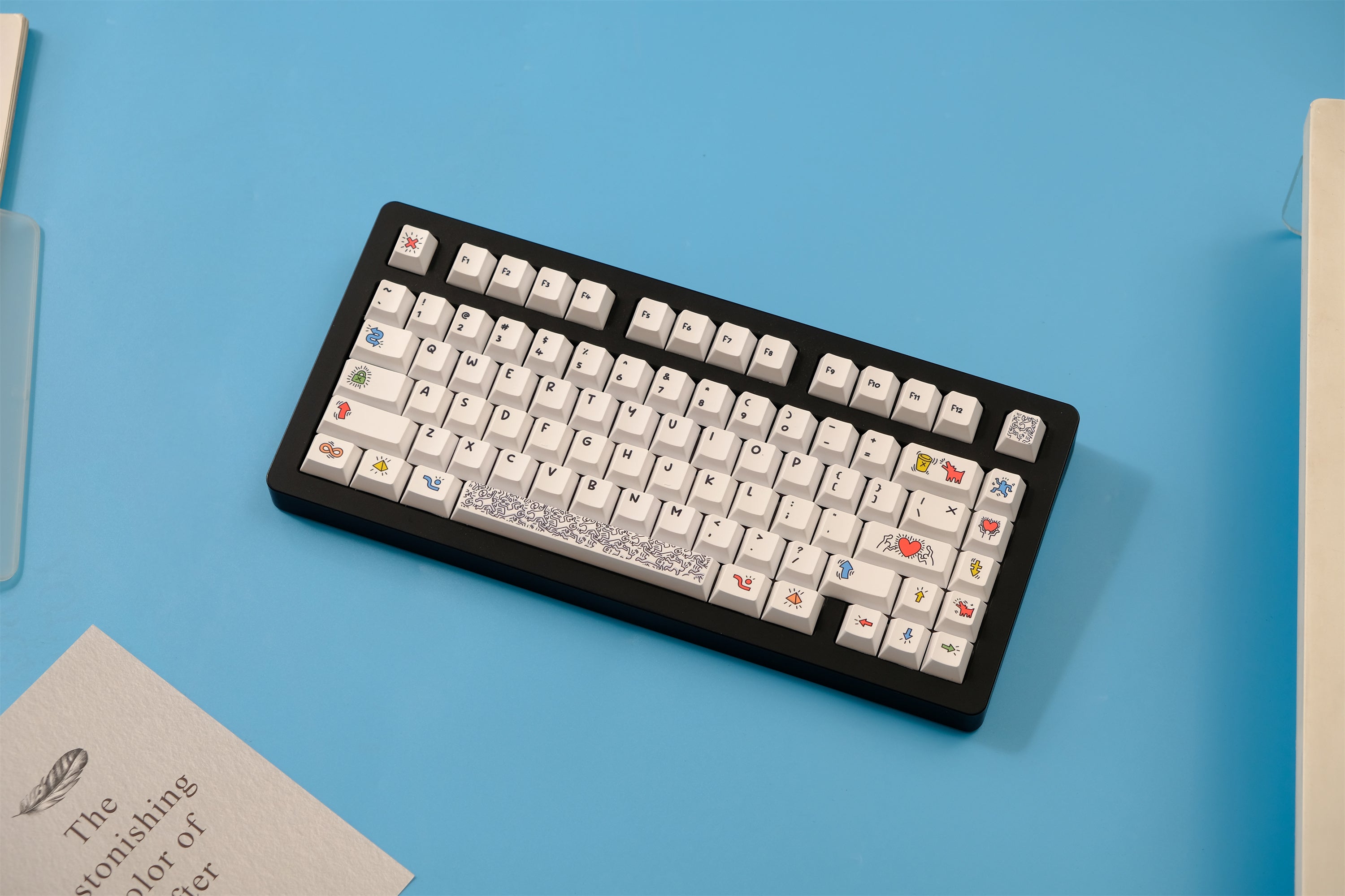 Keith Haring Graffiti Art Keycaps - Diykeycap