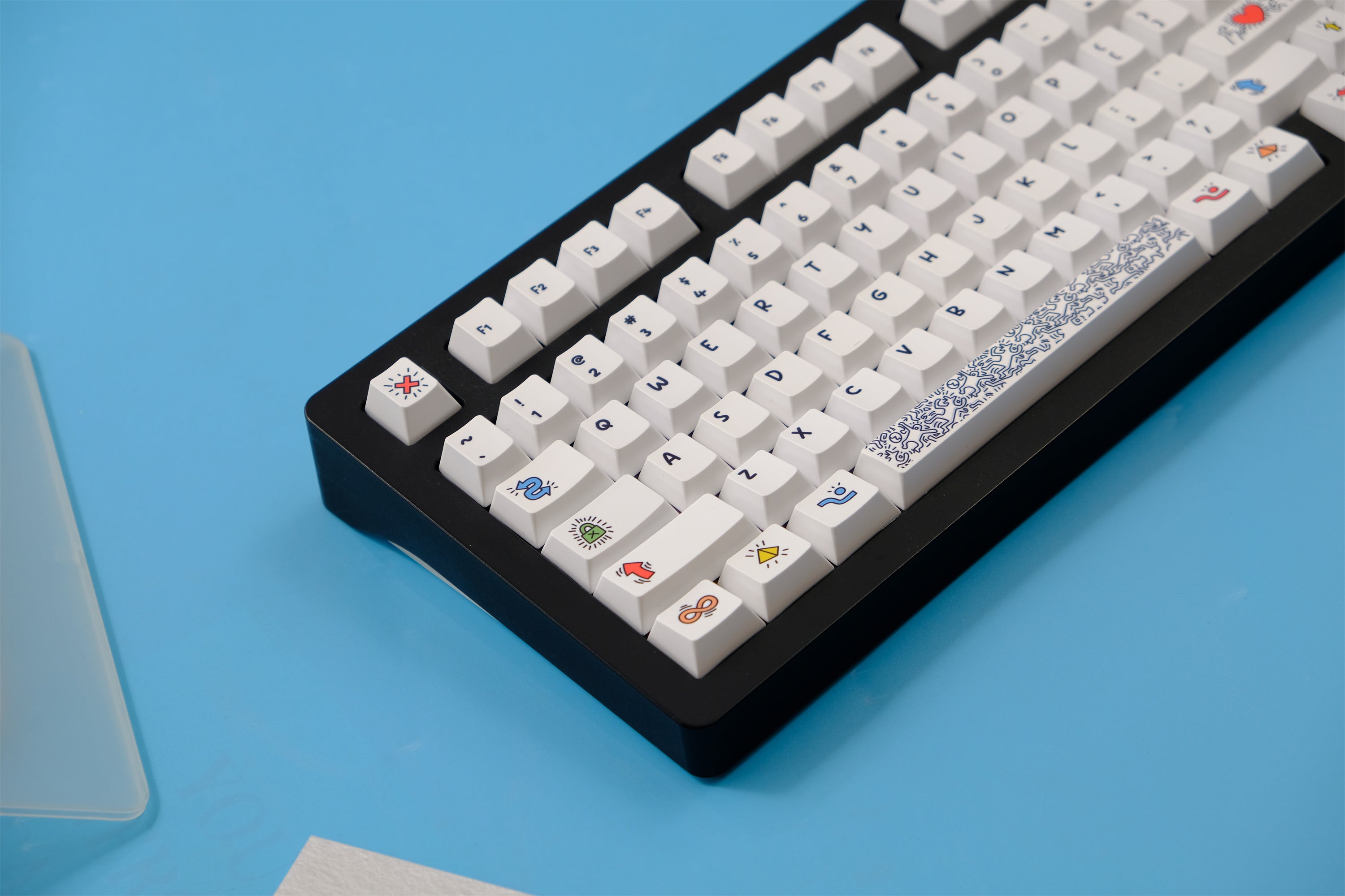 Keith Haring Graffiti Art Keycaps - Diykeycap