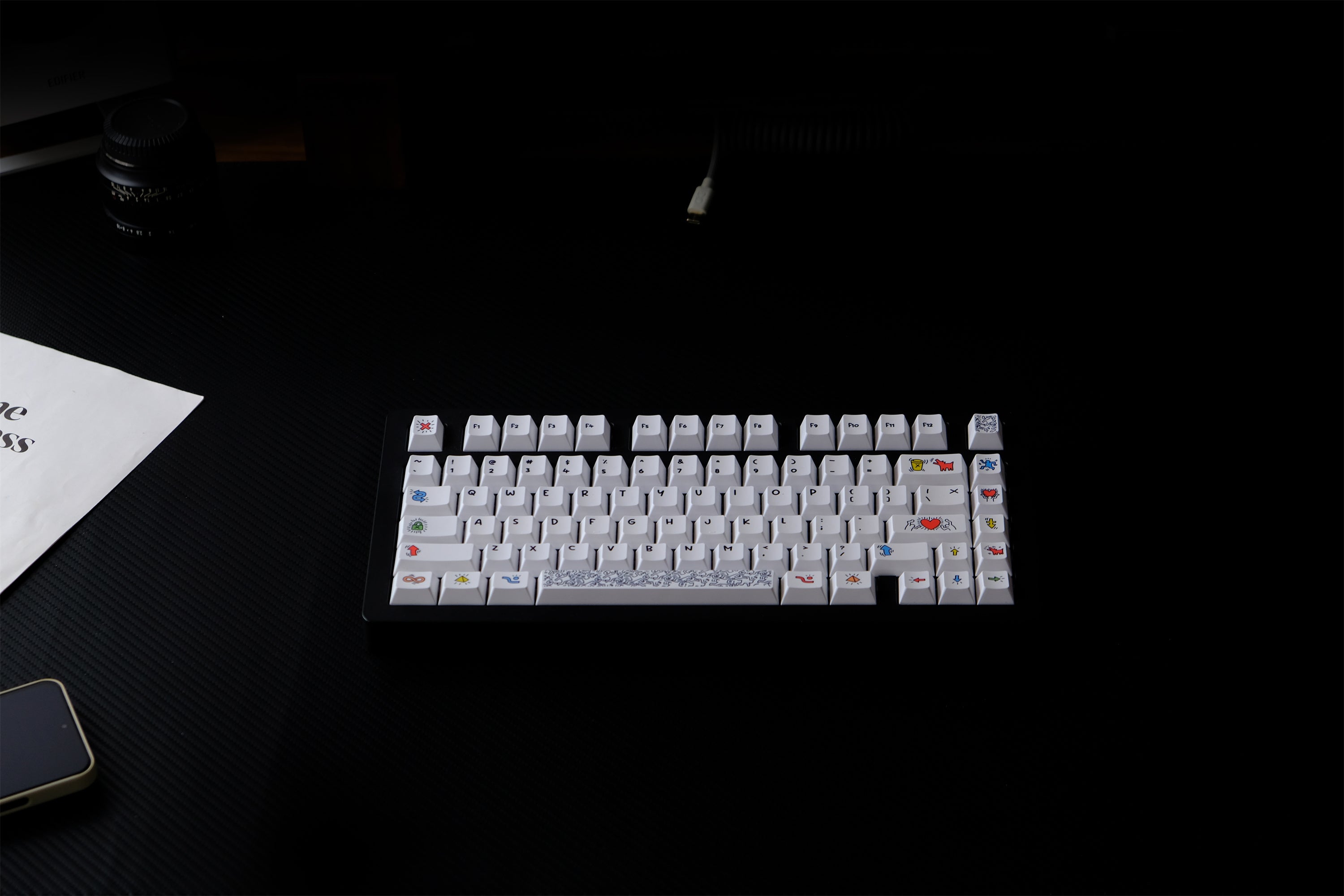 Keith Haring Graffiti Art Keycaps - Diykeycap