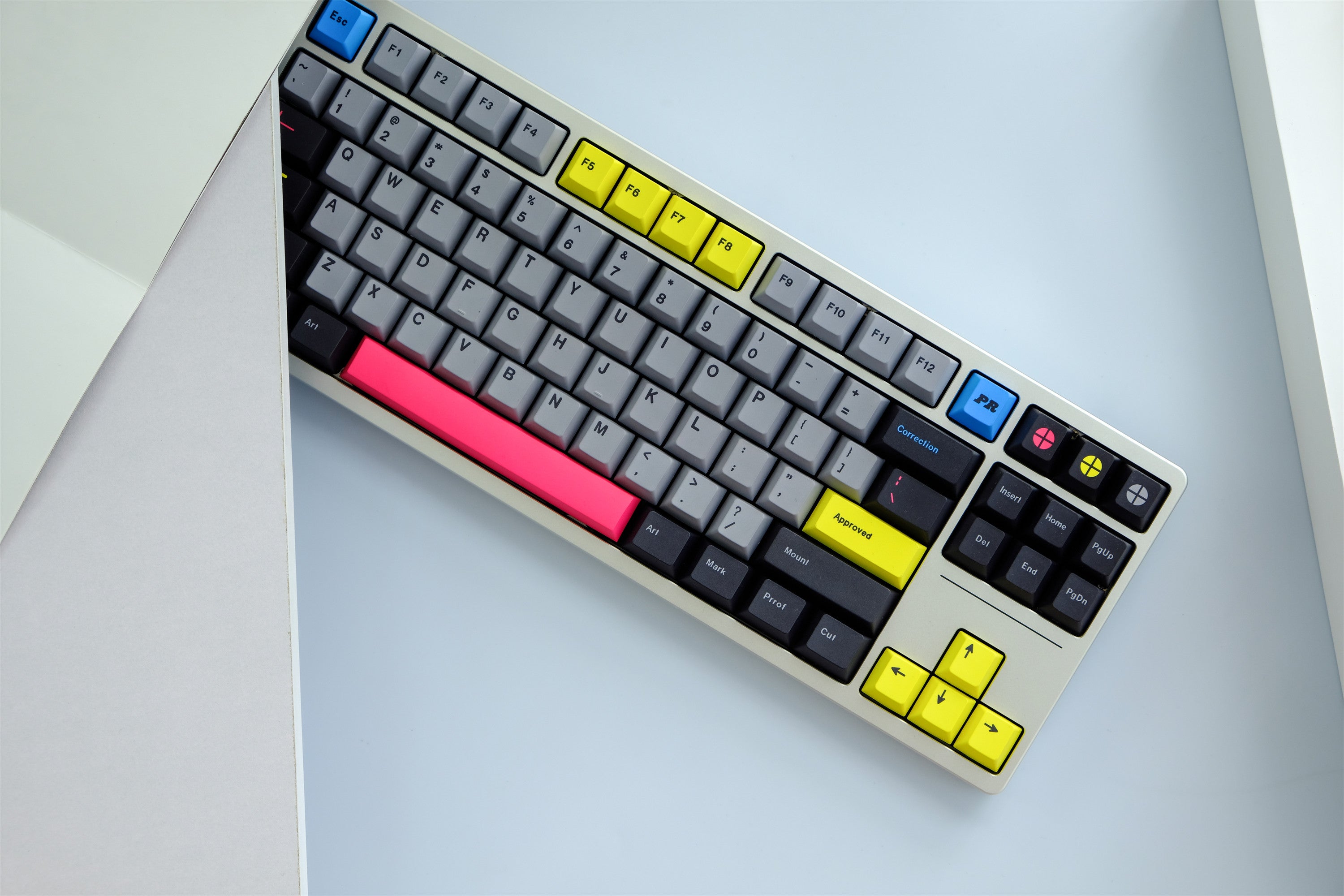 Pre-press Keycaps