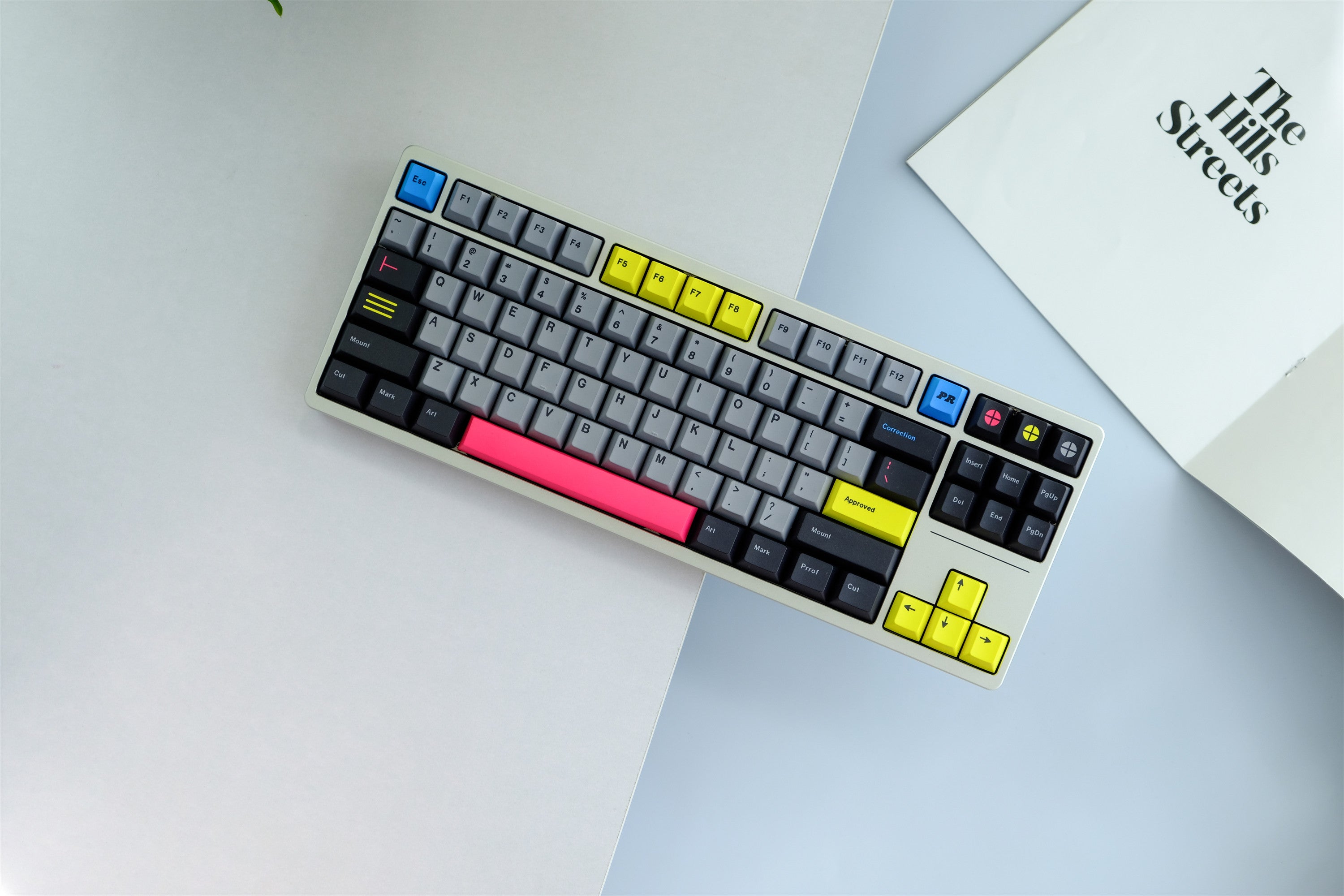 Pre-press Keycaps