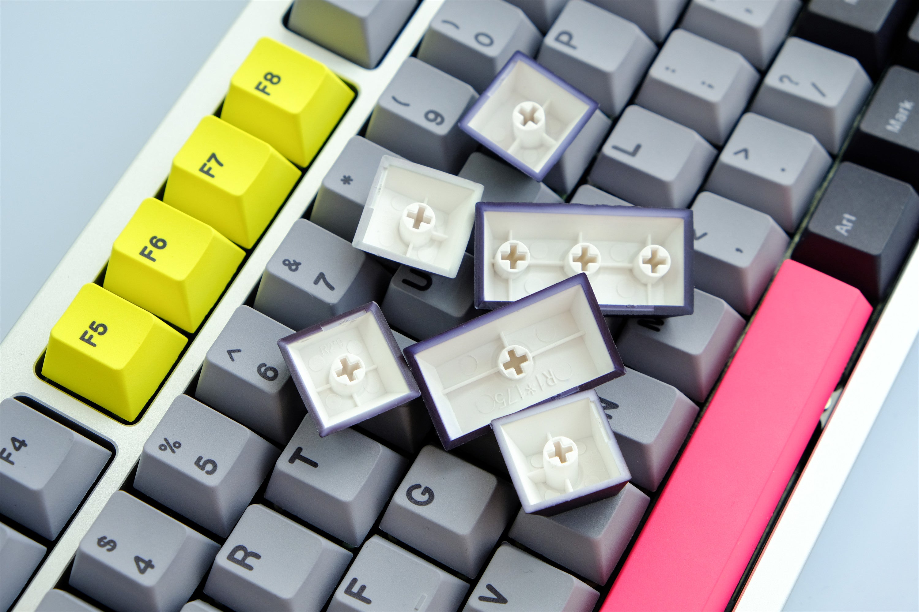 Pre-press Keycaps