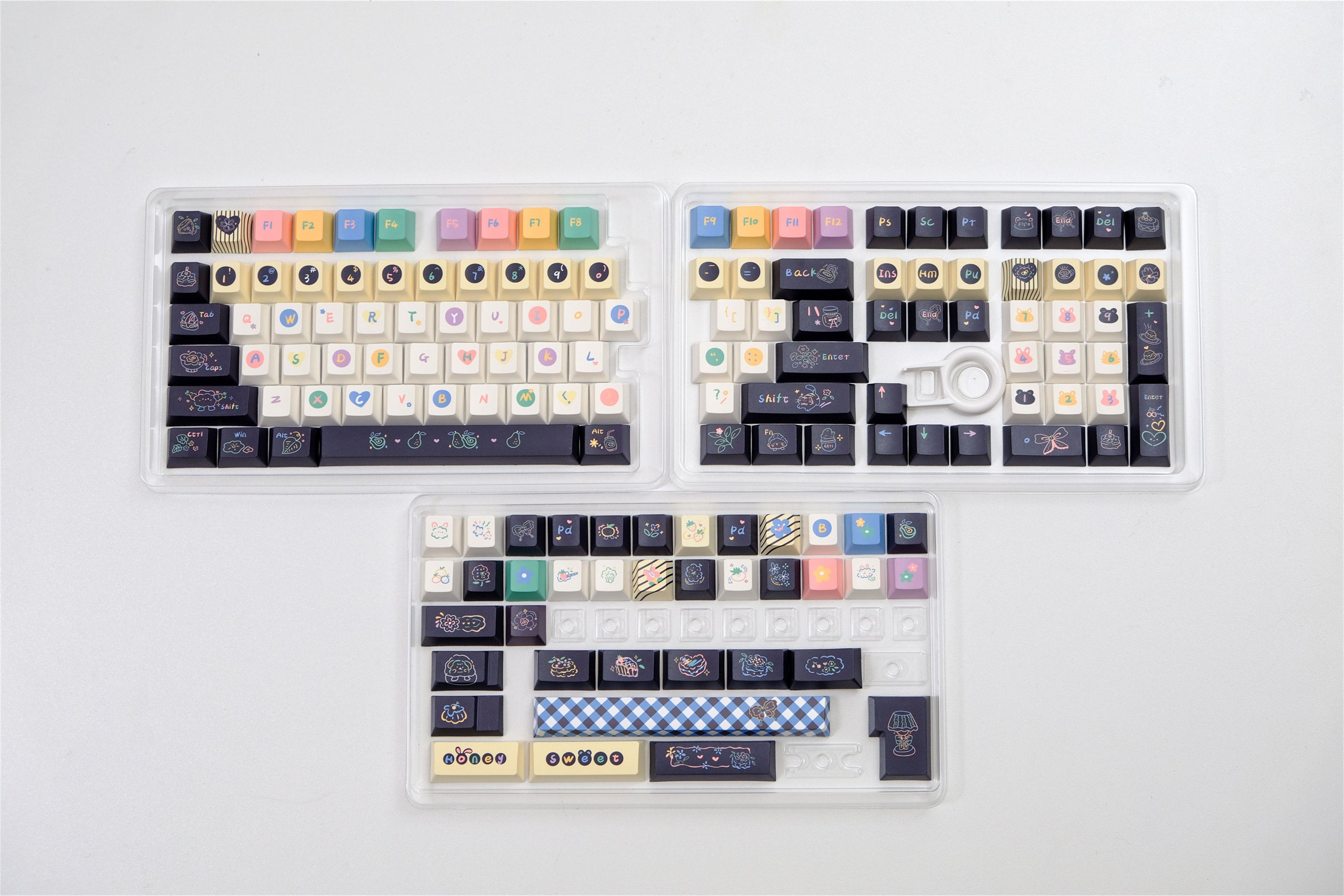 Sweet Cheese Crumble keycaps - Diykeycap