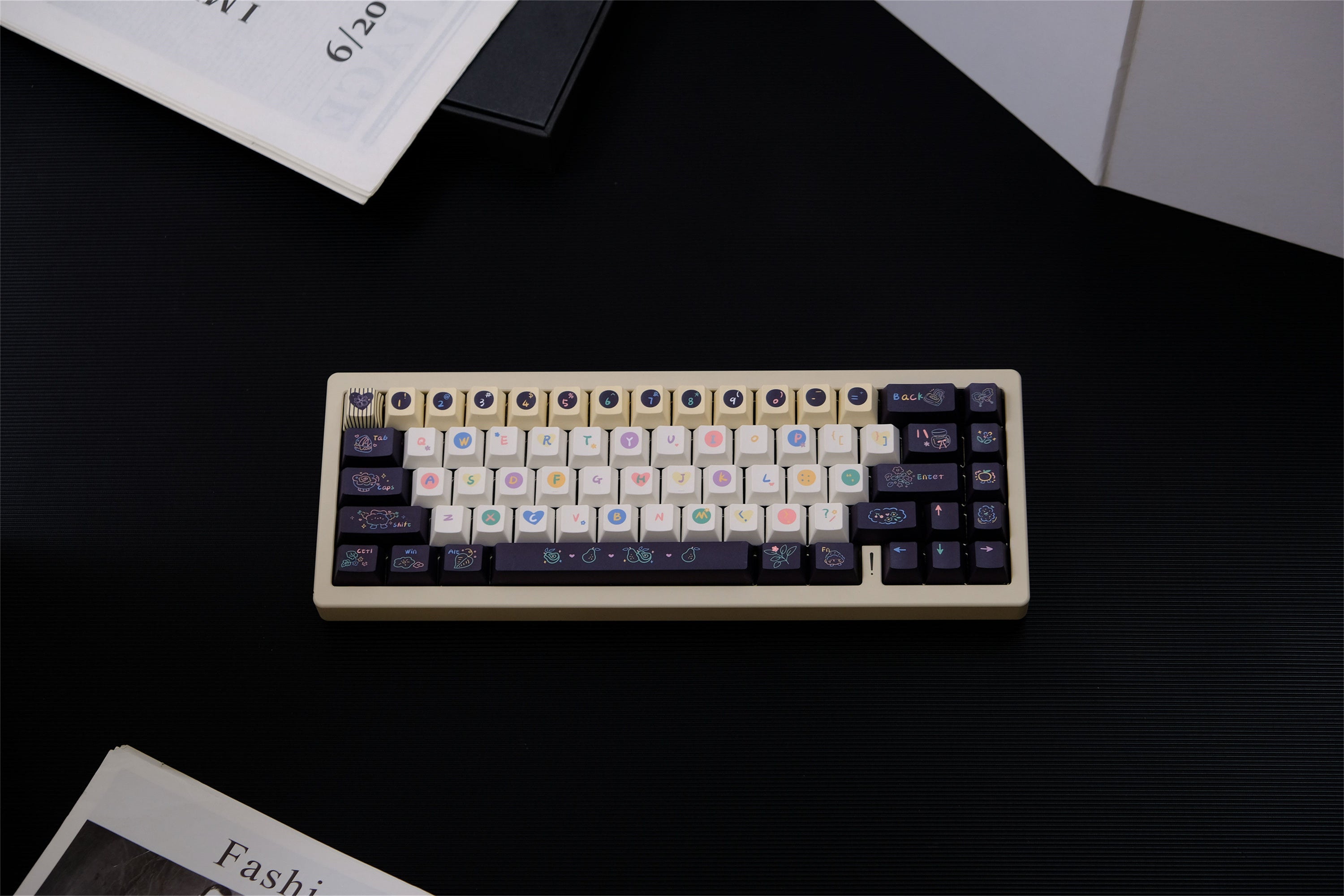 Sweet Cheese Crumble keycaps - Diykeycap