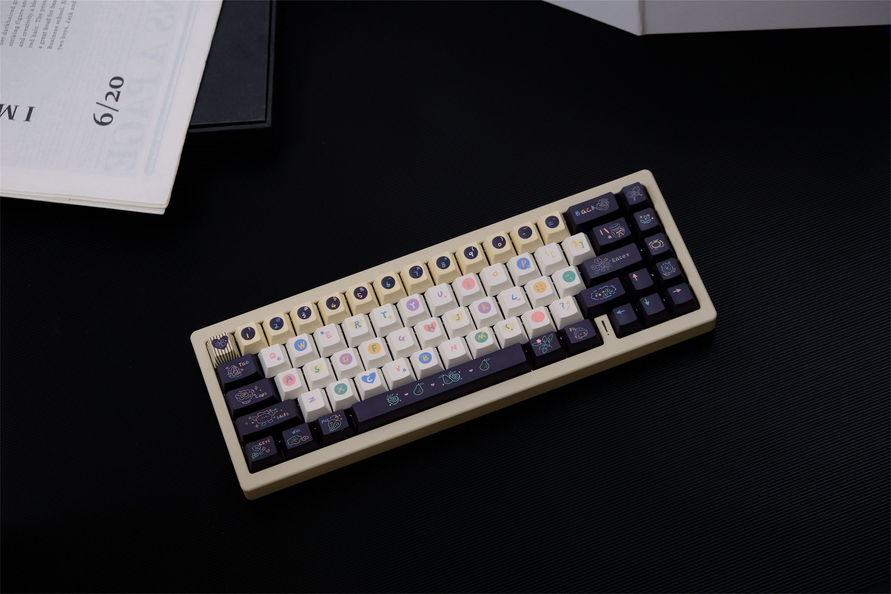 Sweet Cheese Crumble keycaps - Diykeycap