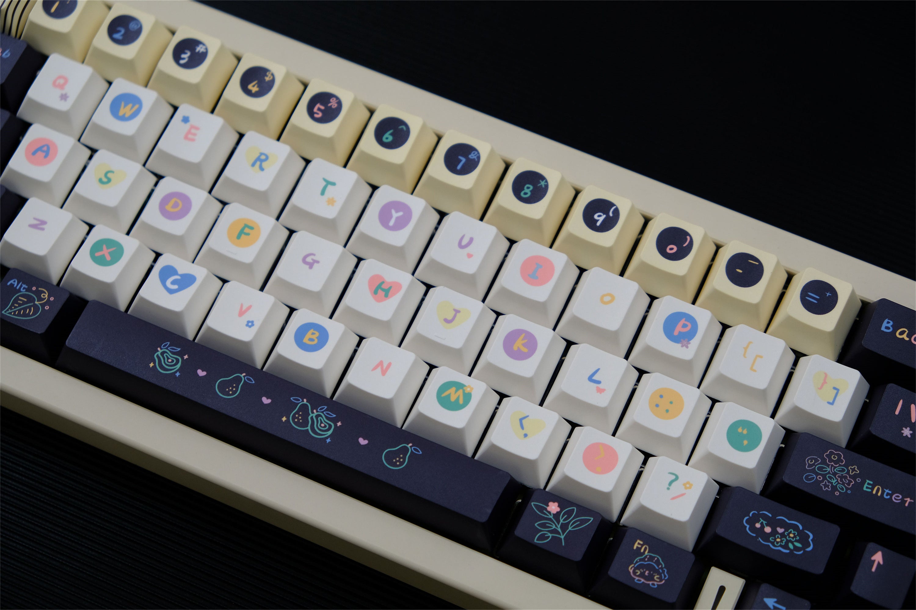 Sweet Cheese Crumble keycaps - Diykeycap