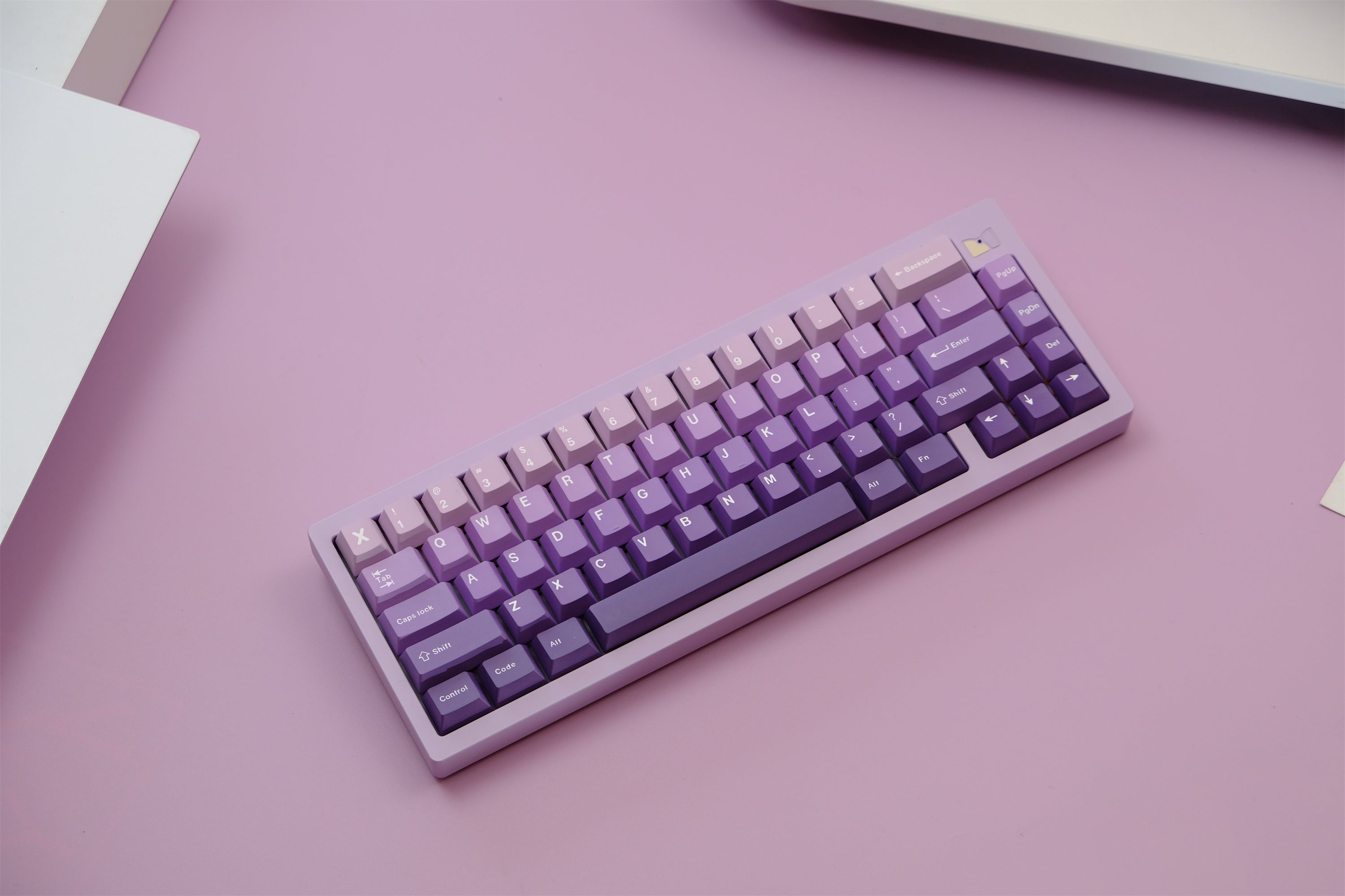 Lavender PBT Keycaps