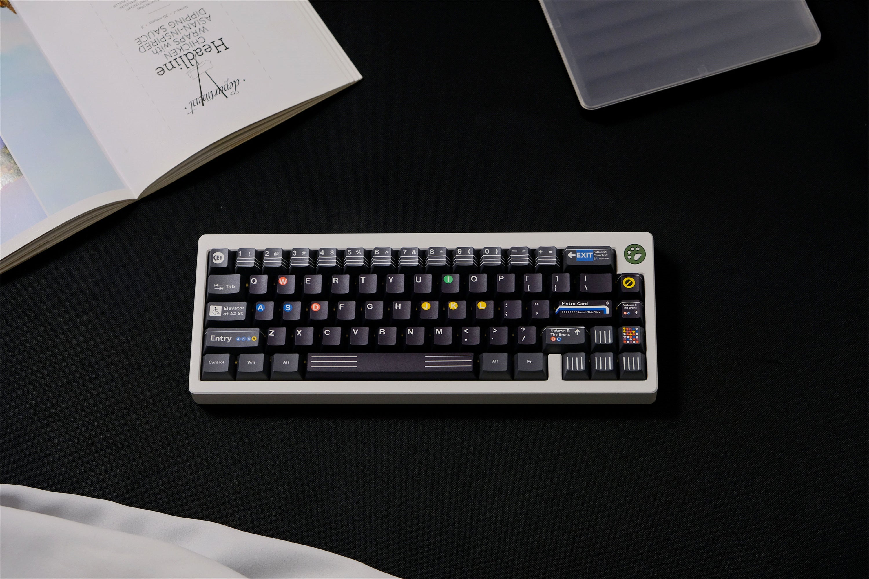 NYC Subway PBT Keycaps - Diykeycap