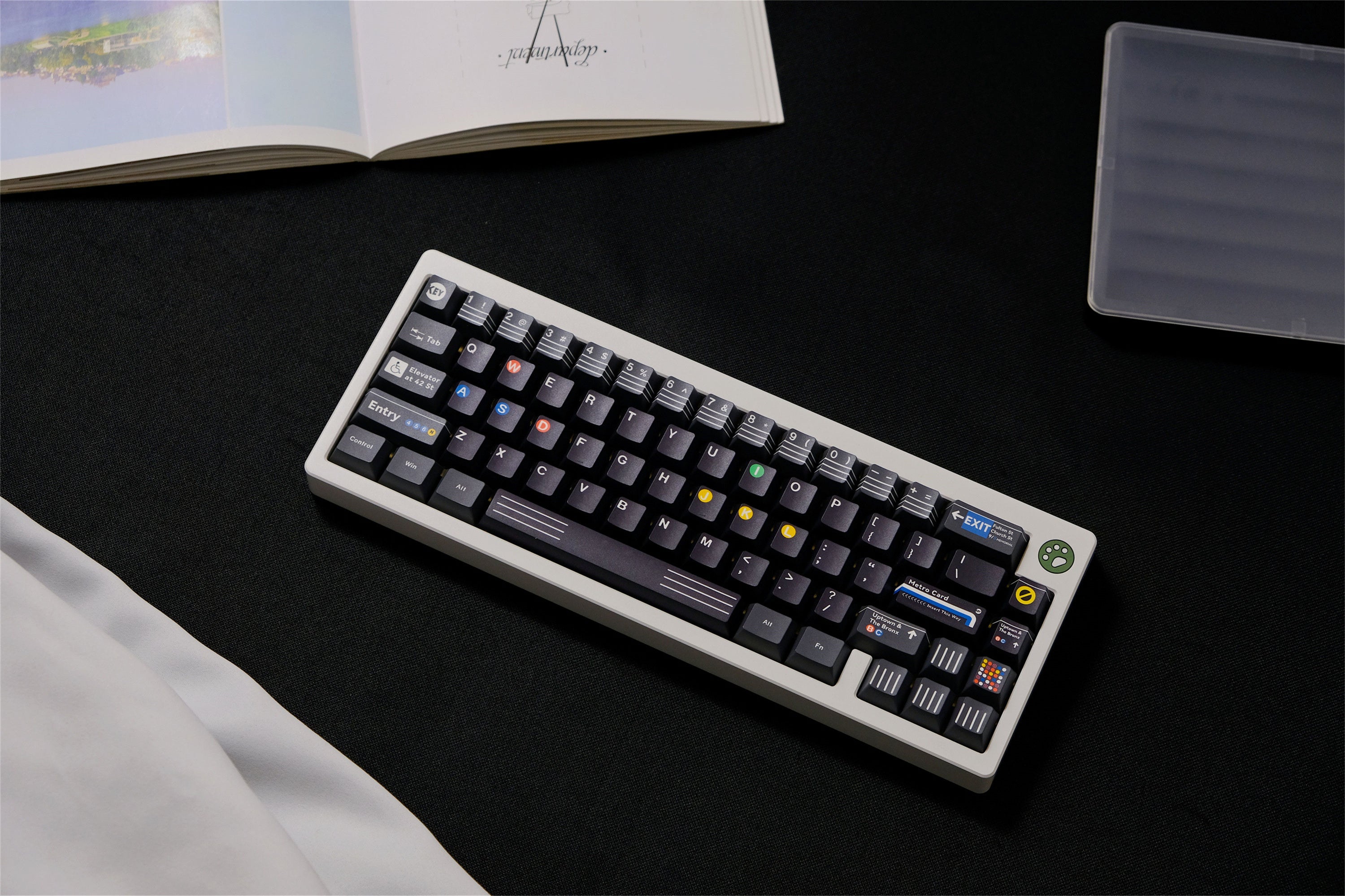 NYC Subway PBT Keycaps - Diykeycap