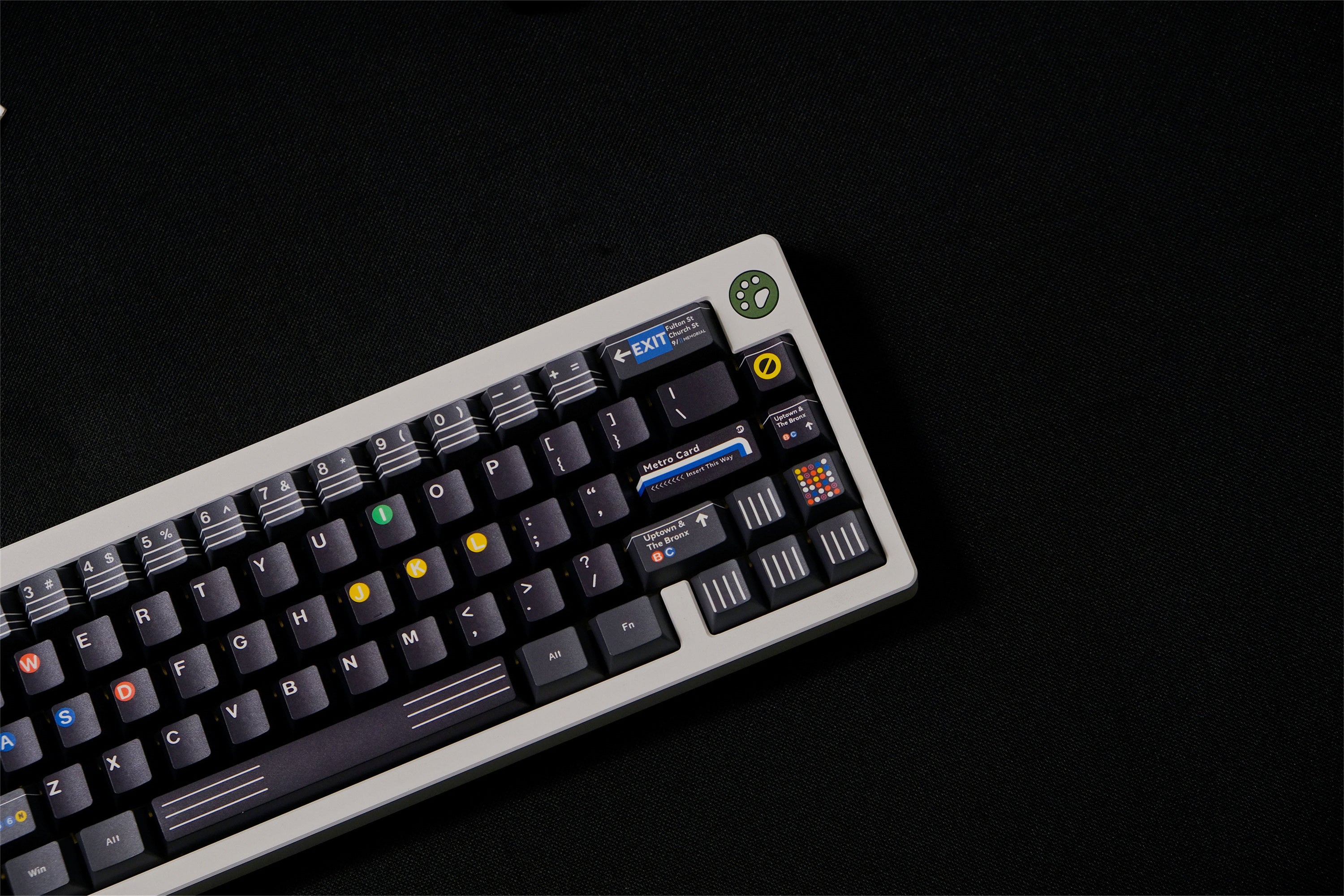 NYC Subway PBT Keycaps - Diykeycap