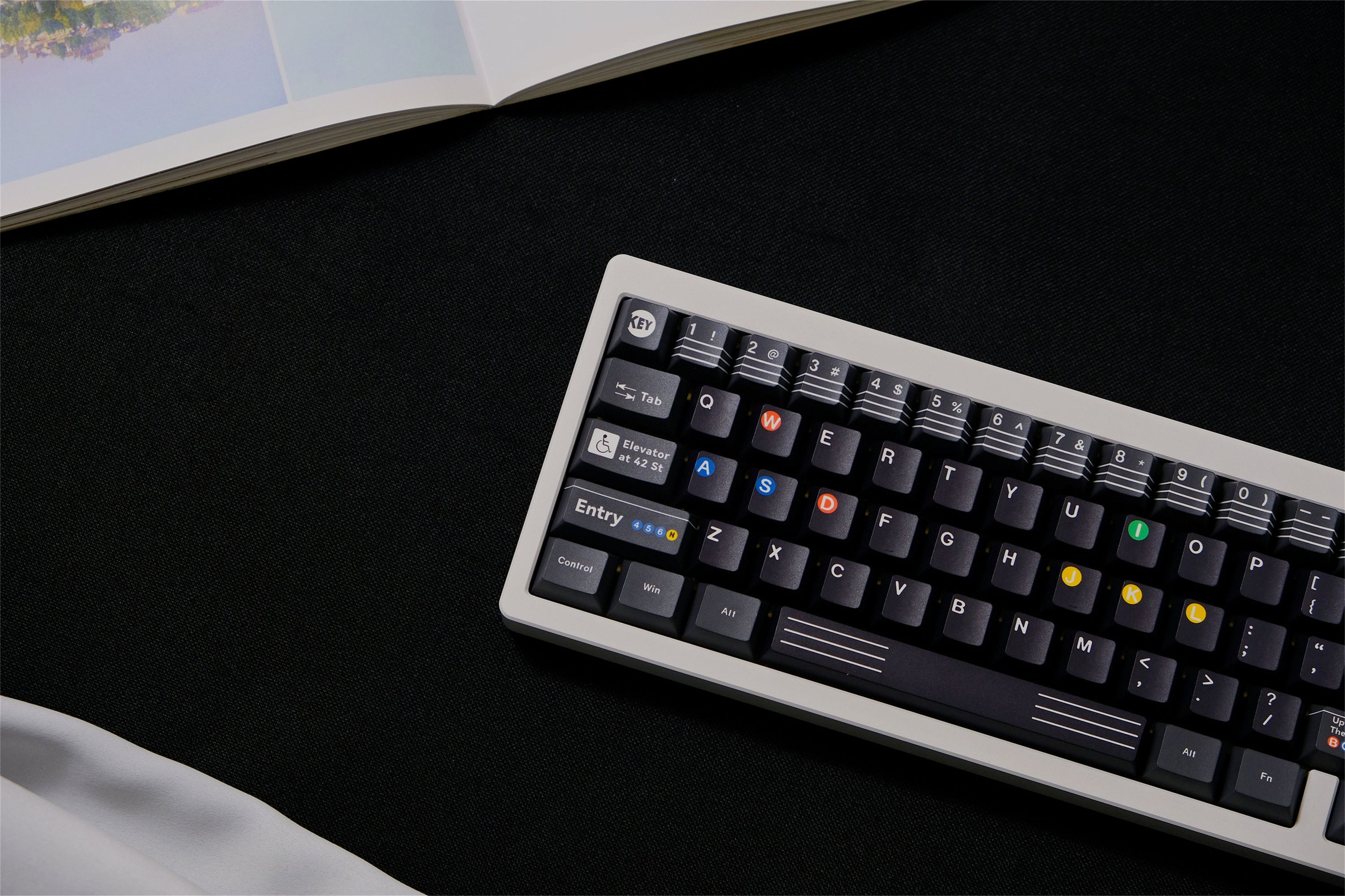 NYC Subway PBT Keycaps - Diykeycap