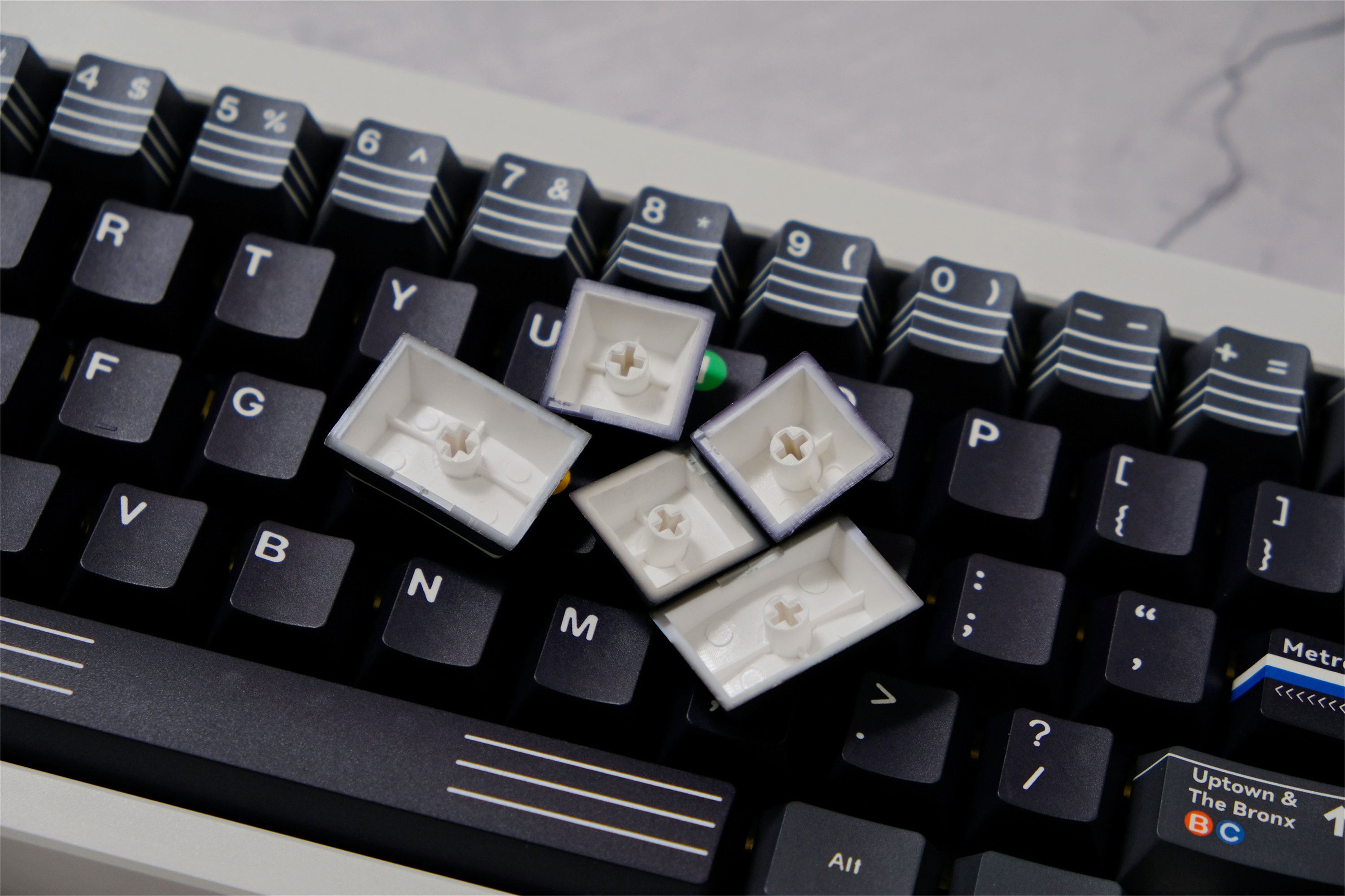 NYC Subway PBT Keycaps - Diykeycap