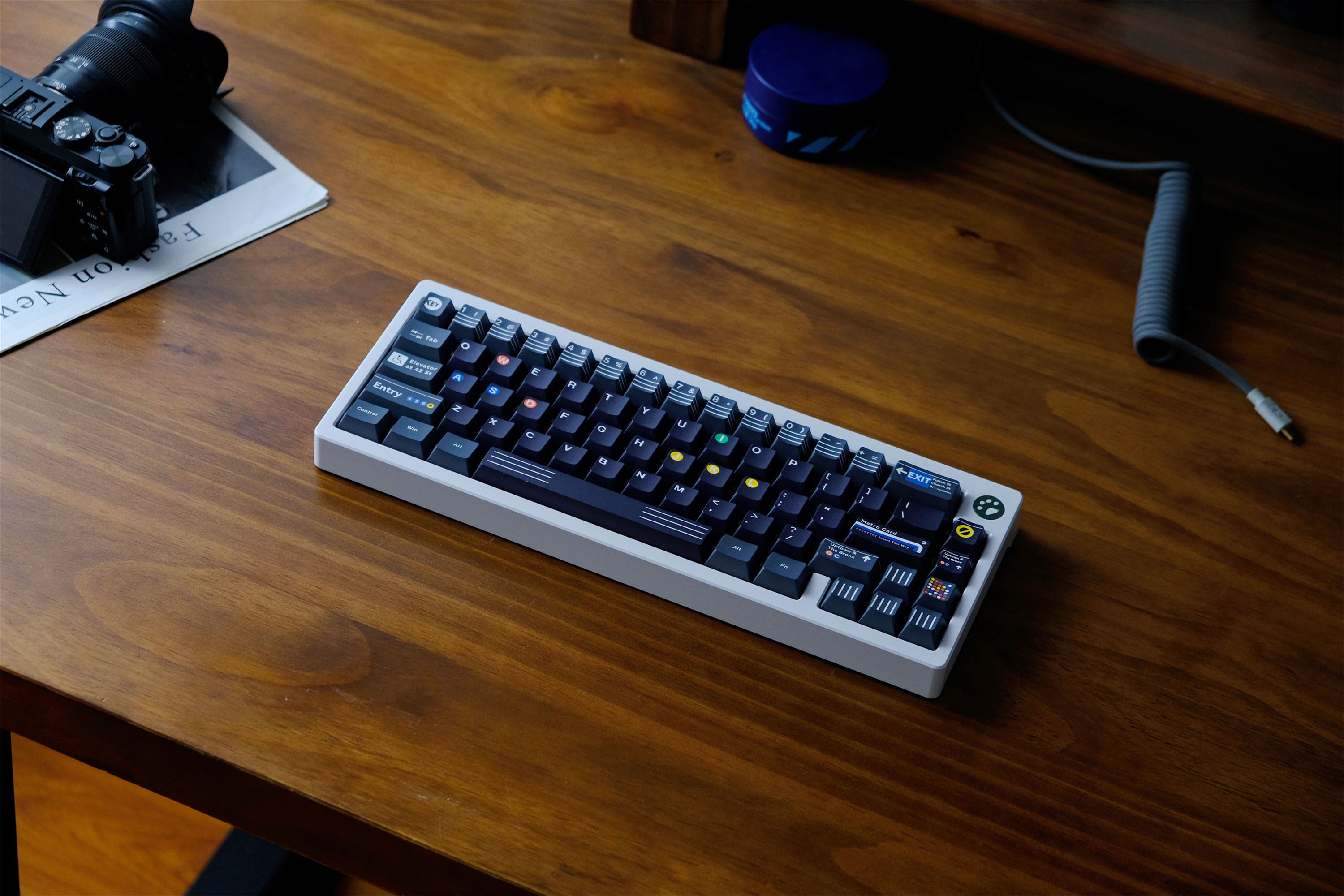 NYC Subway PBT Keycaps - Diykeycap