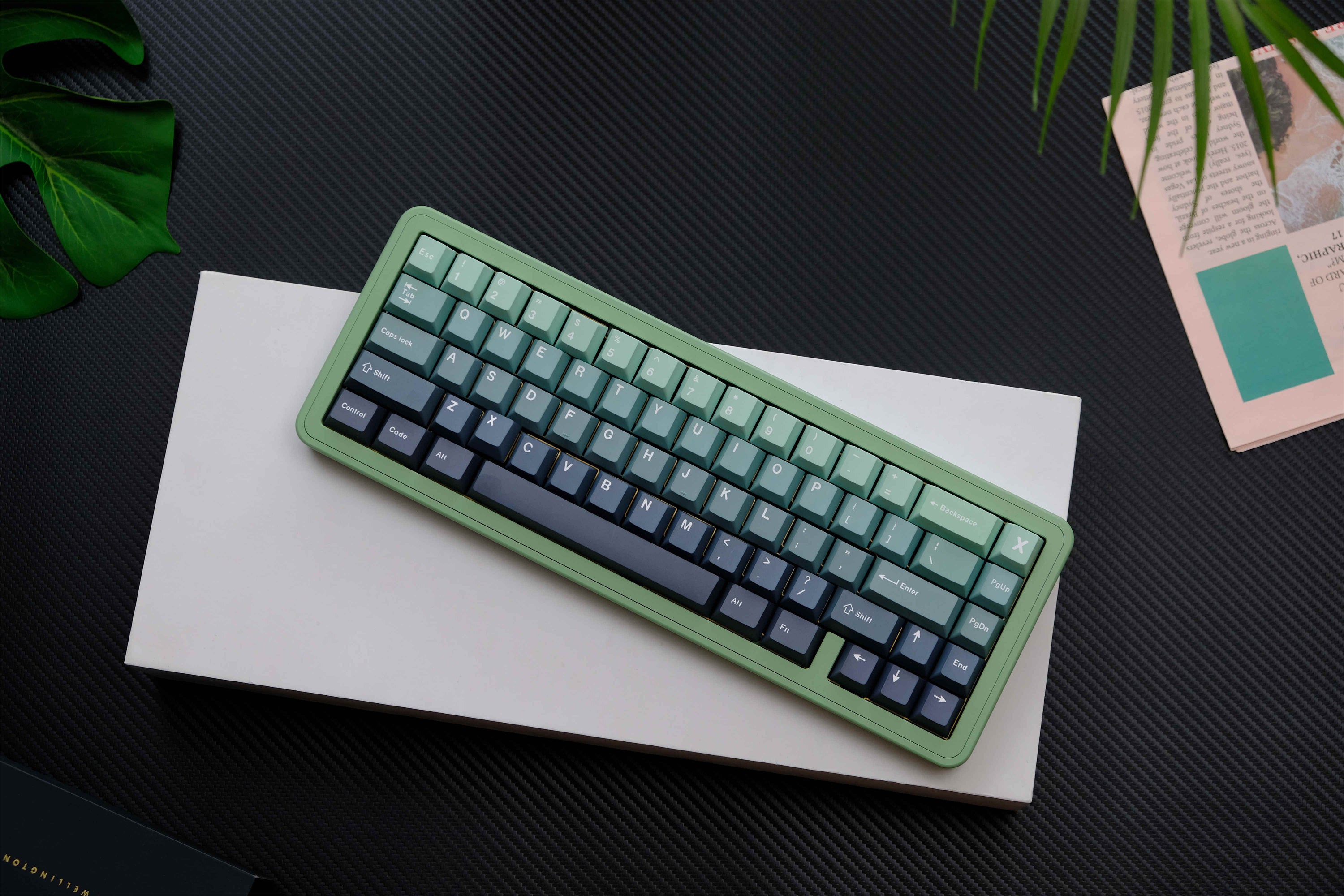 Gradient Botanical Garden PBT Keycaps