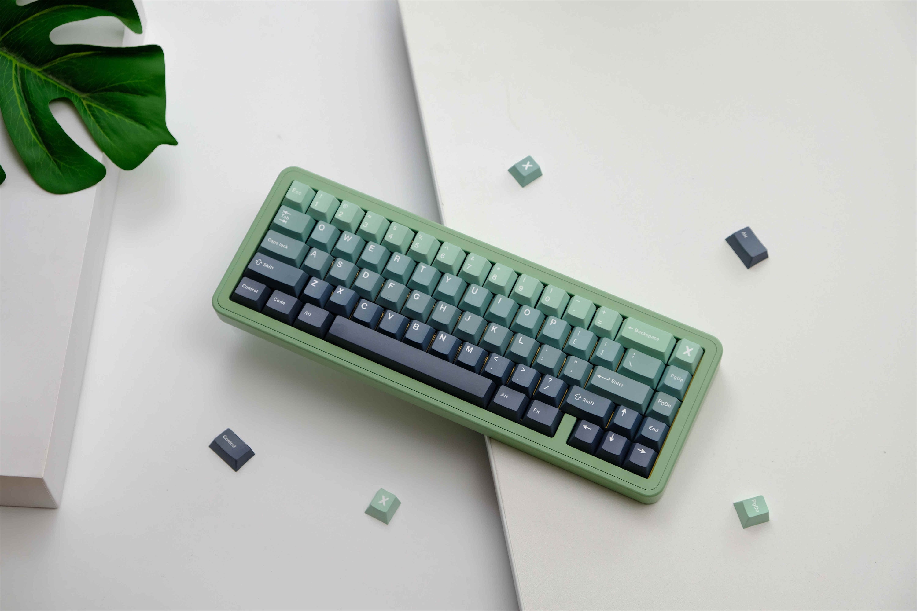 Gradient Botanical Garden PBT Keycaps