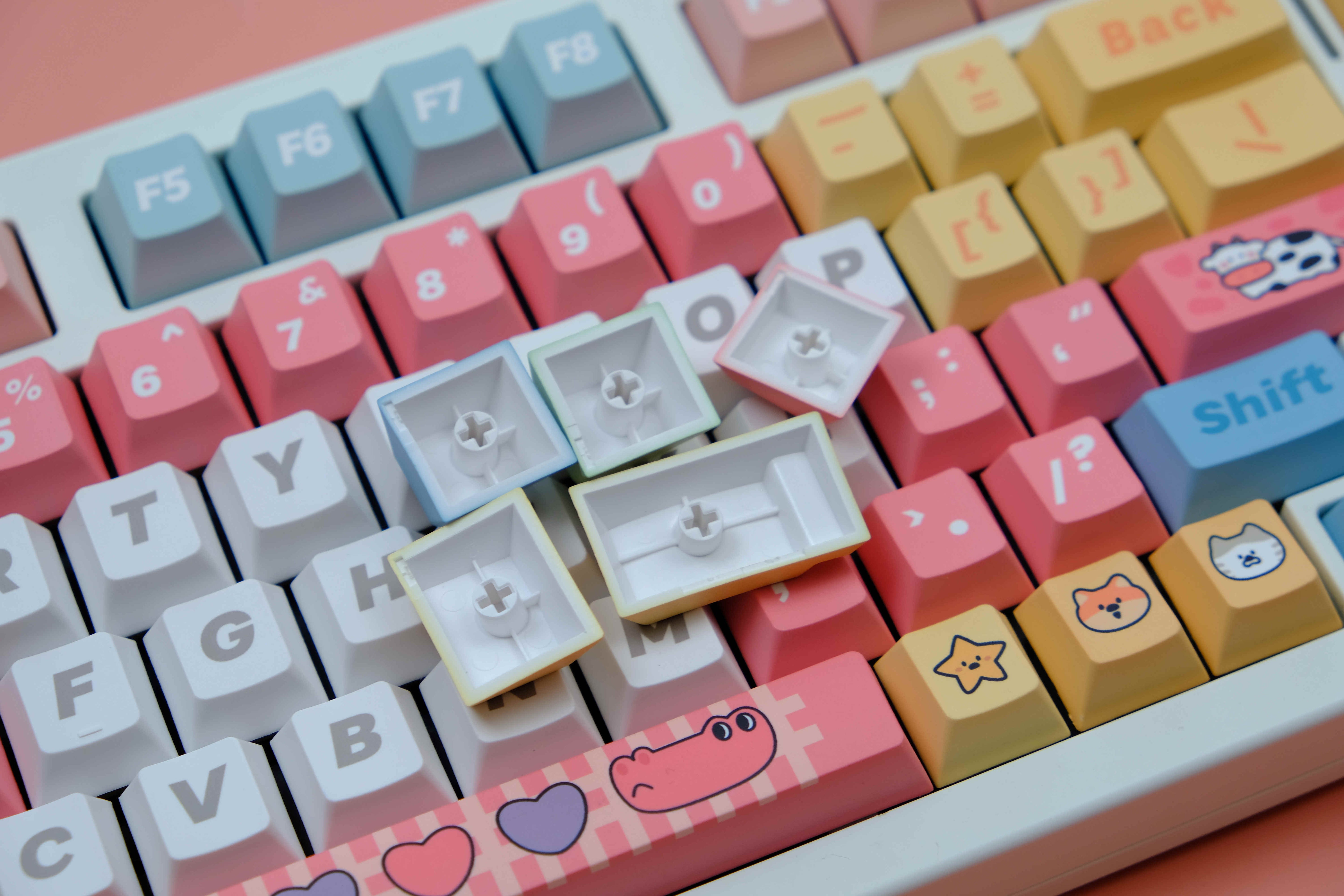 Zoo-style PBT keycaps