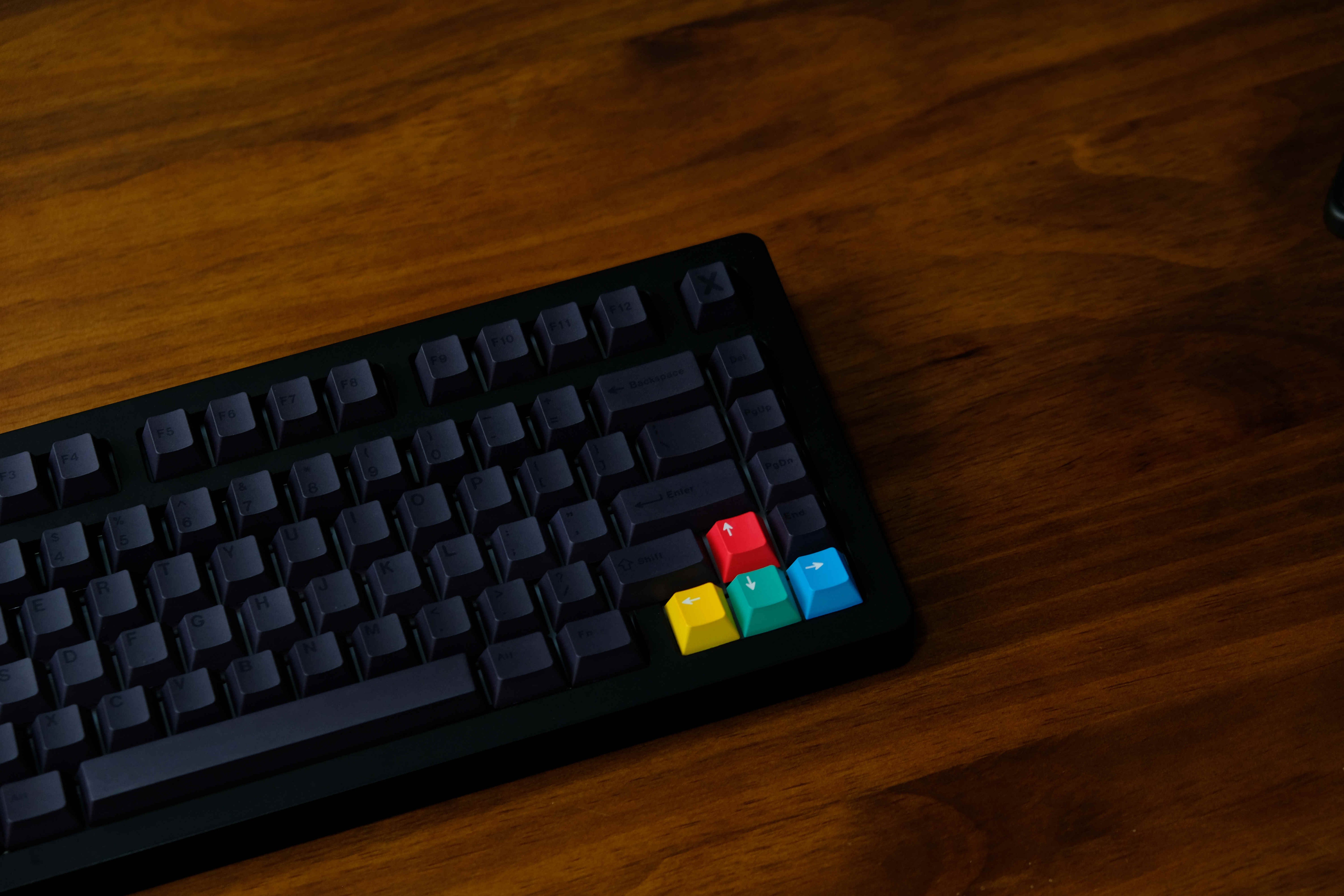 Stealth Black PBT keycaps