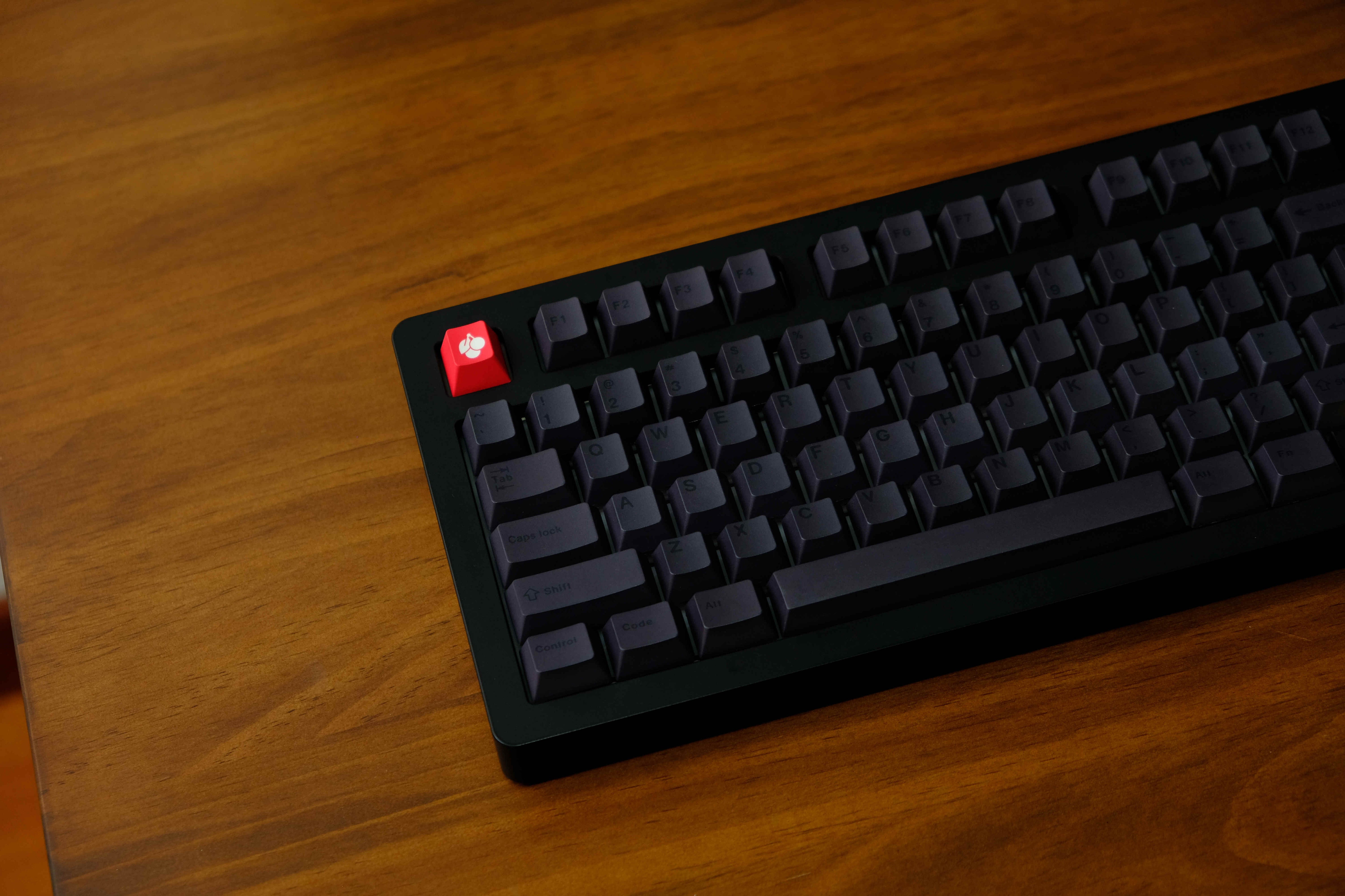 Stealth Black PBT keycaps