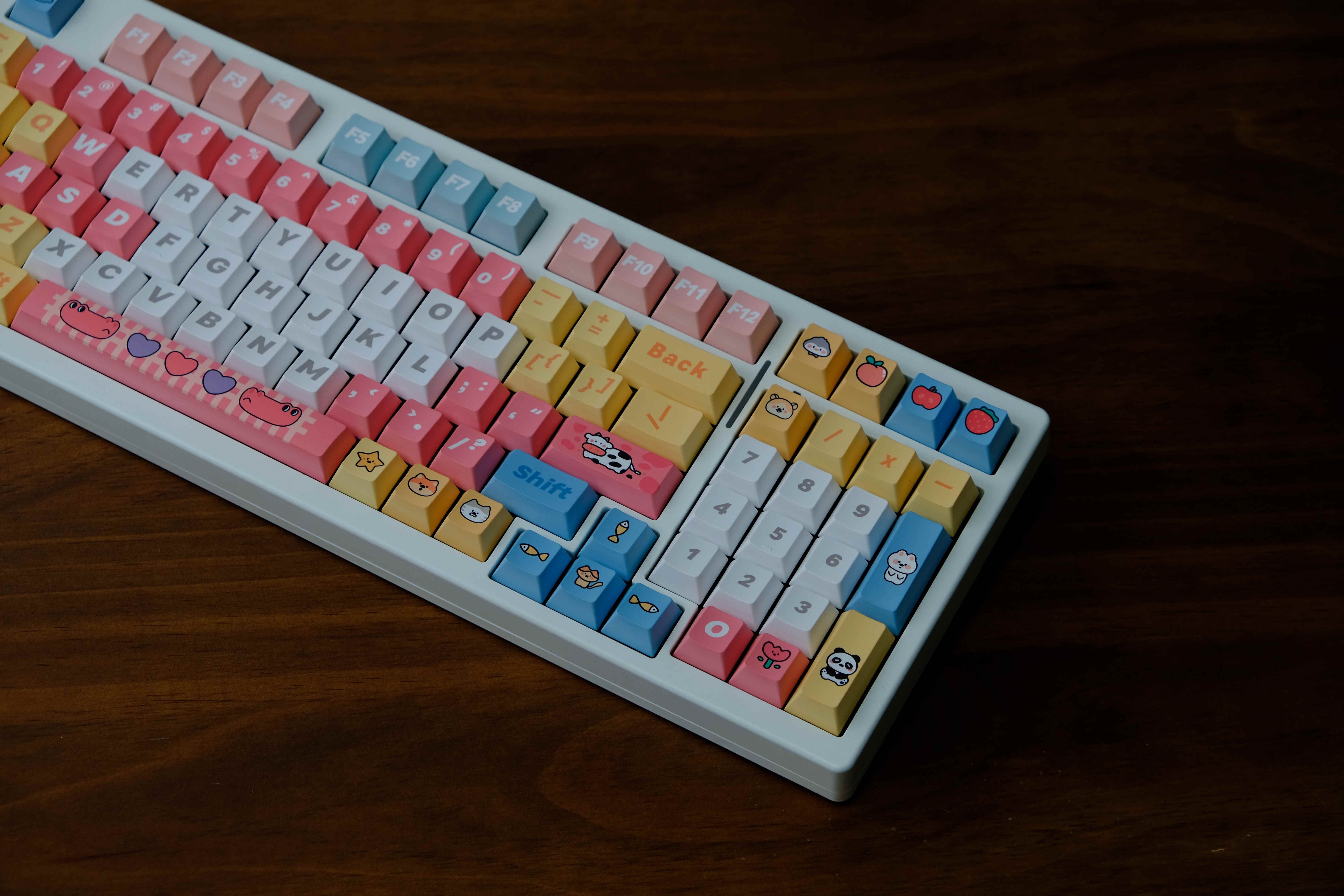 Zoo-style PBT keycaps
