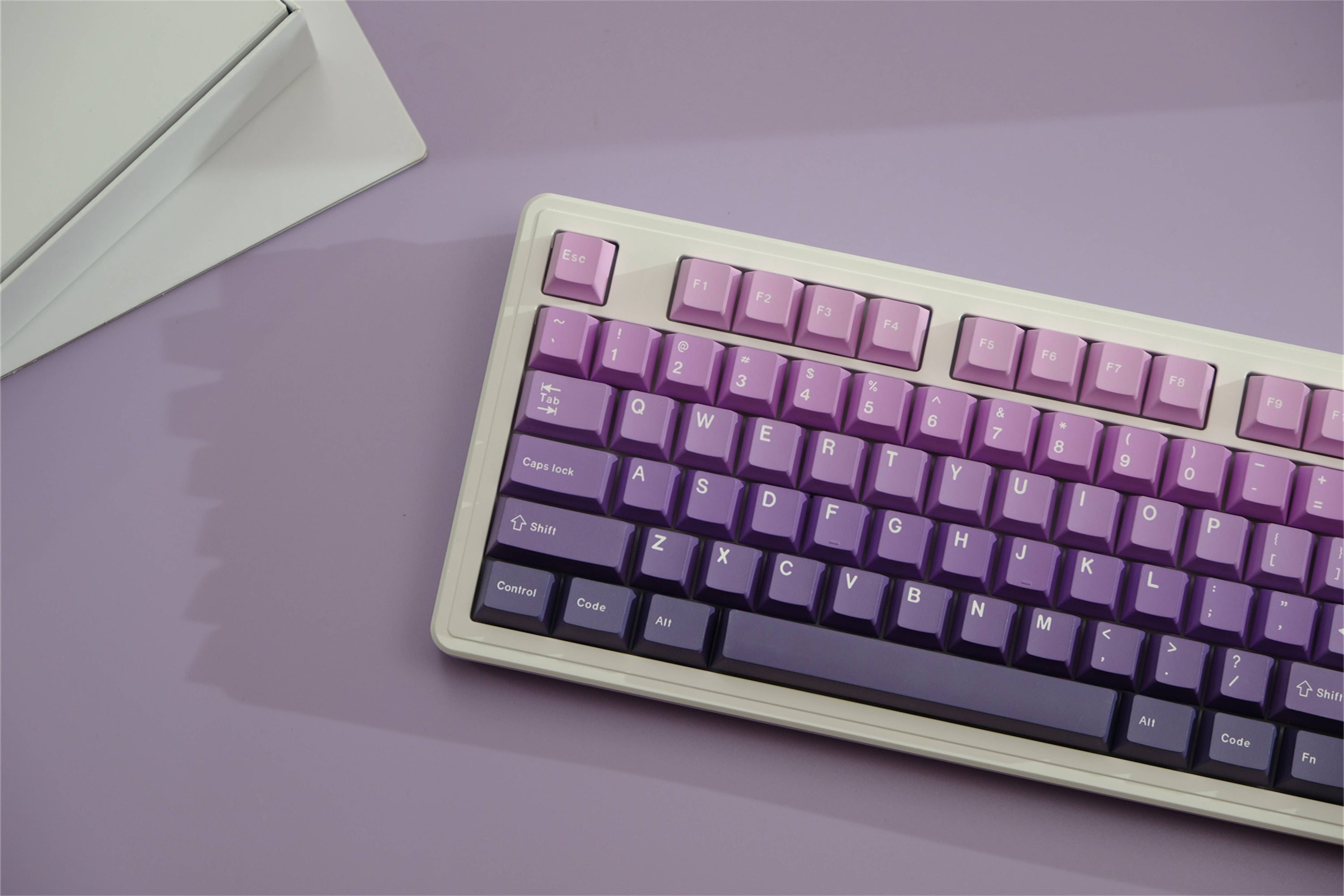 Violet Ombré PBT Keycaps