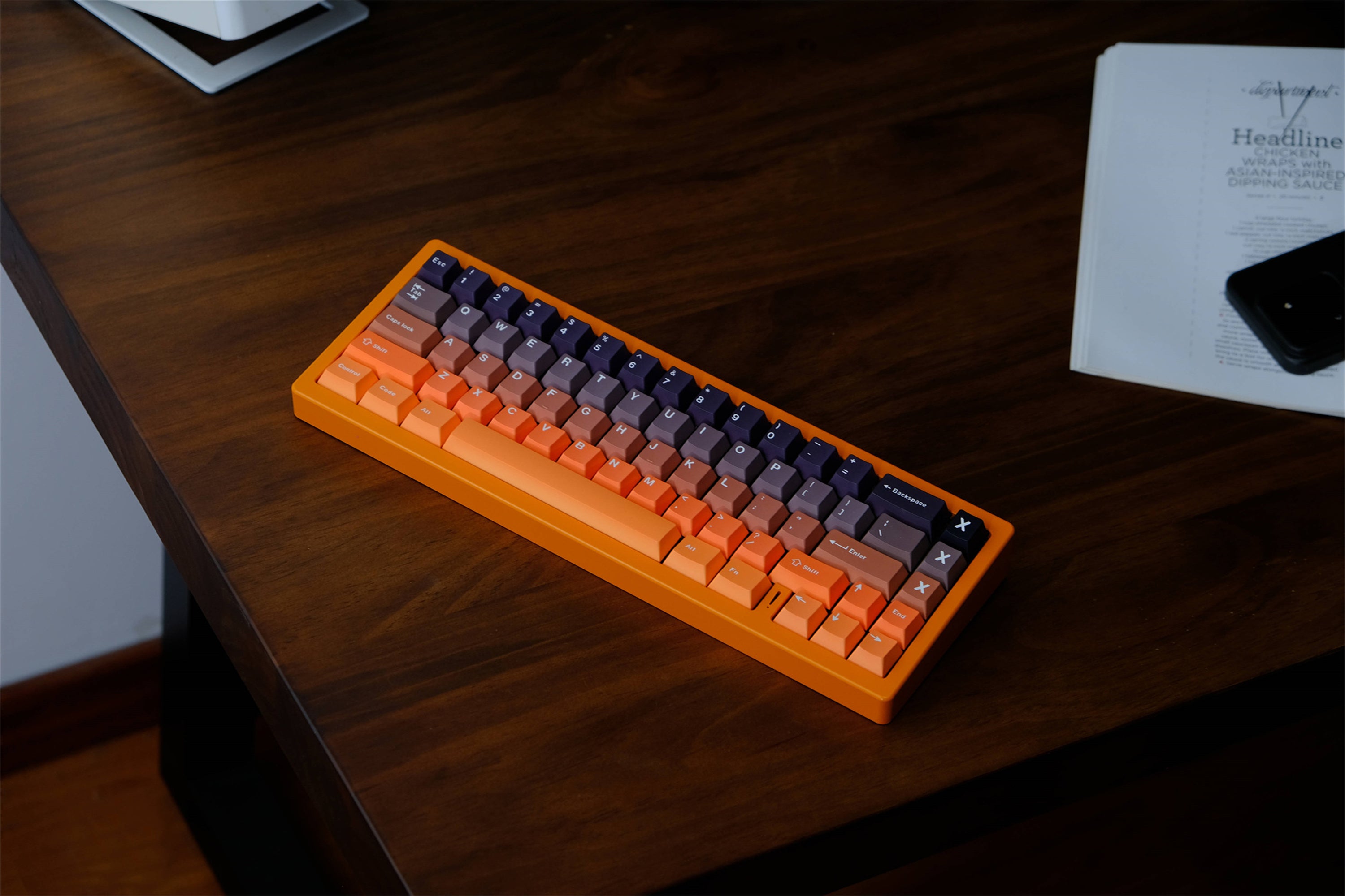 Sunrise Gradient PBT Keycaps