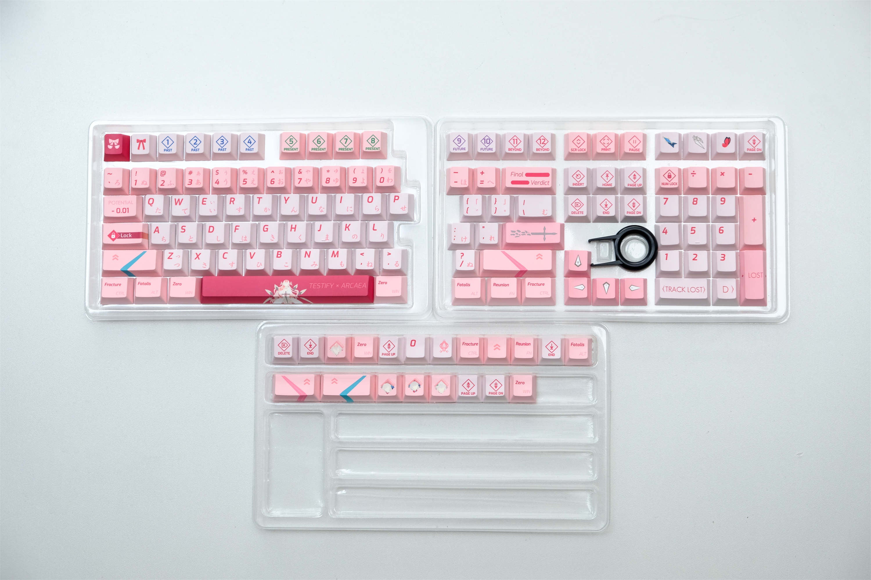 ARCAEA Pink PBT Keycaps