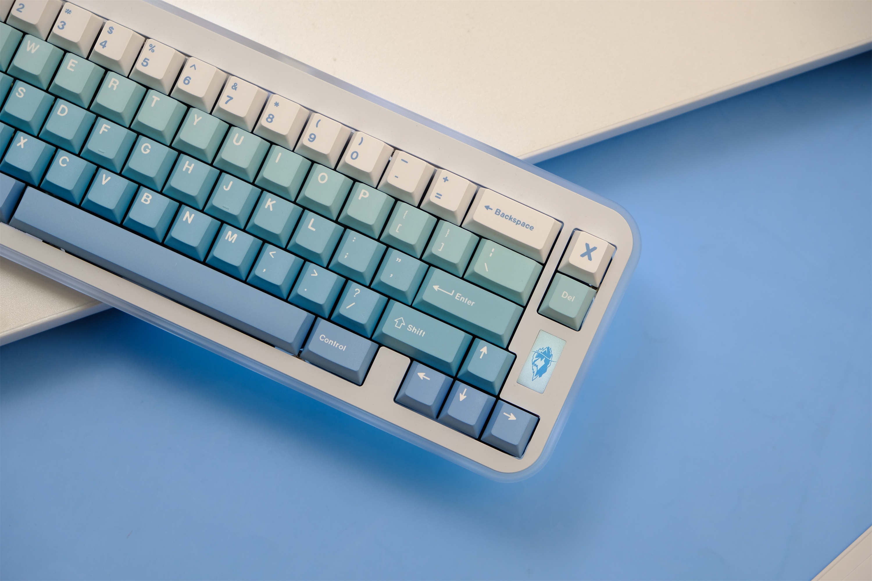 Snowy Ombré PBT Keycaps
