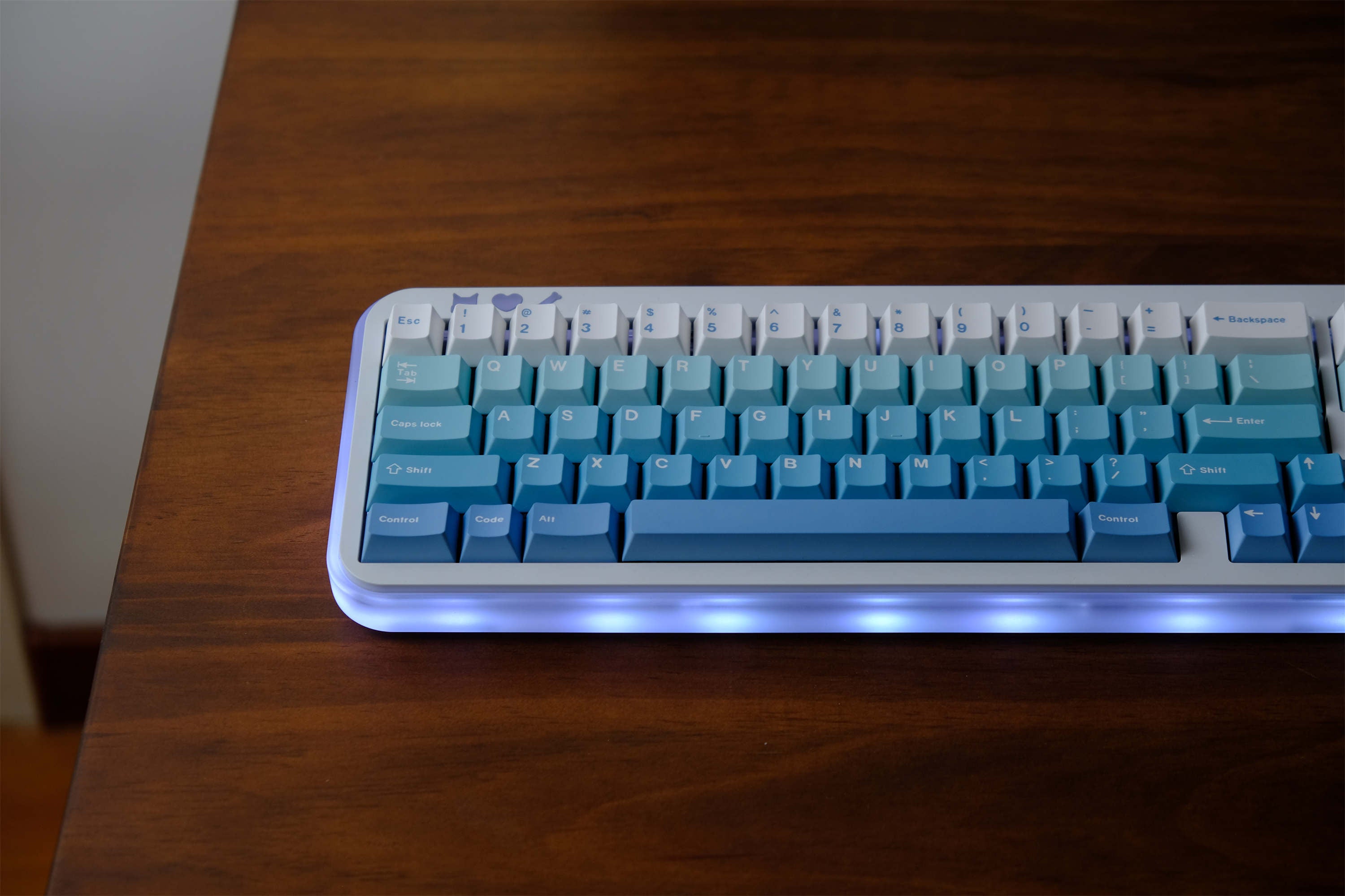 Snowy Ombré PBT Keycaps