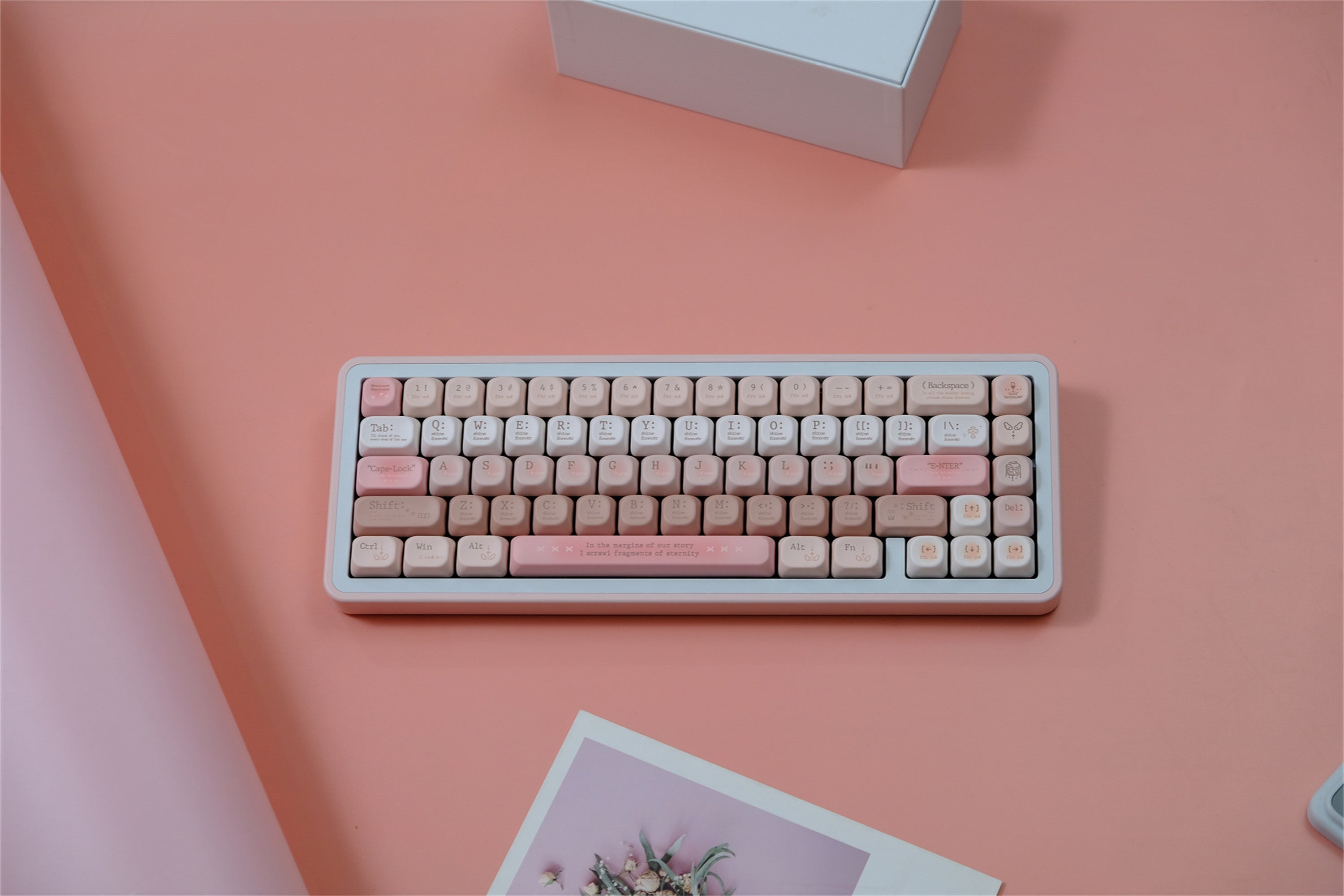 Tipsy Rose Romantic Keycaps - Diykeycap