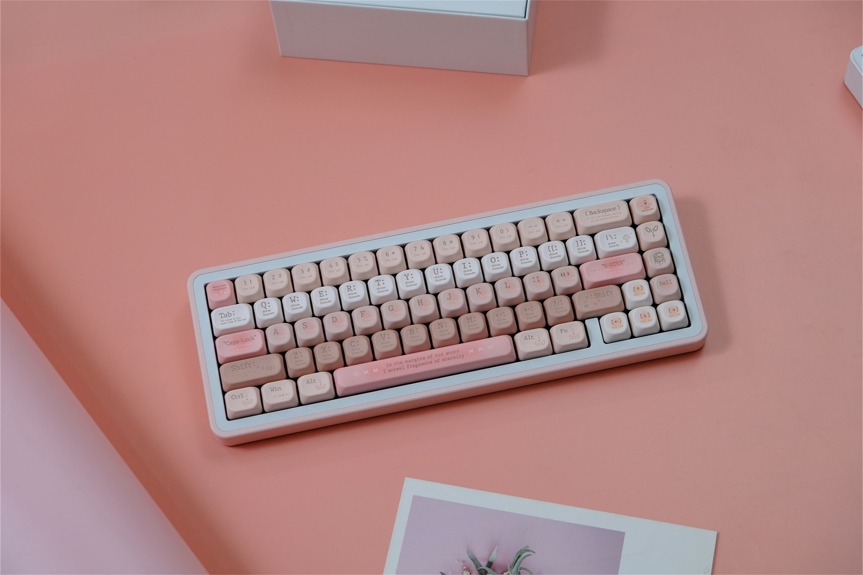 Tipsy Rose Romantic Keycaps - Diykeycap